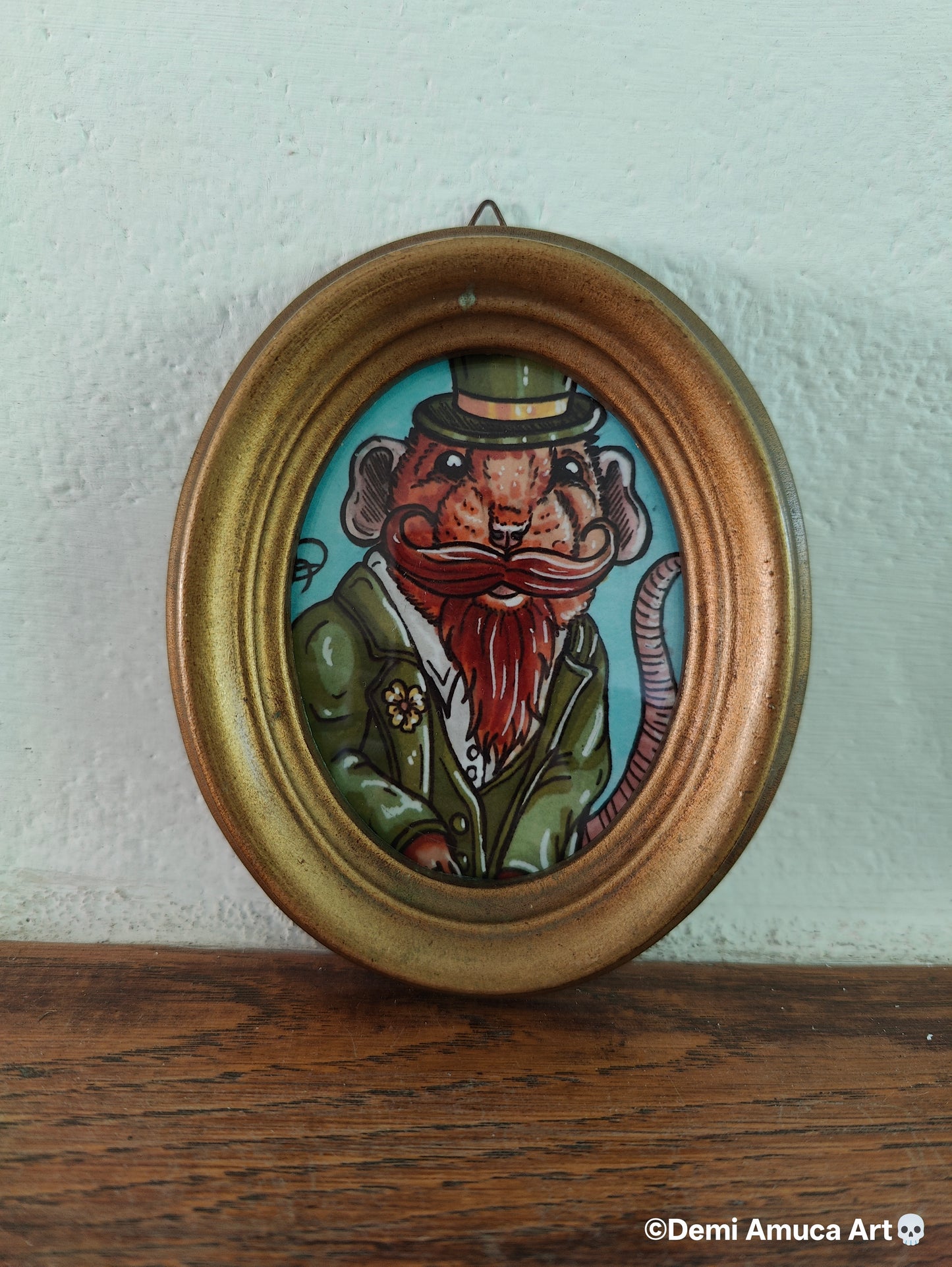 Framed Art Print Rat Wedding