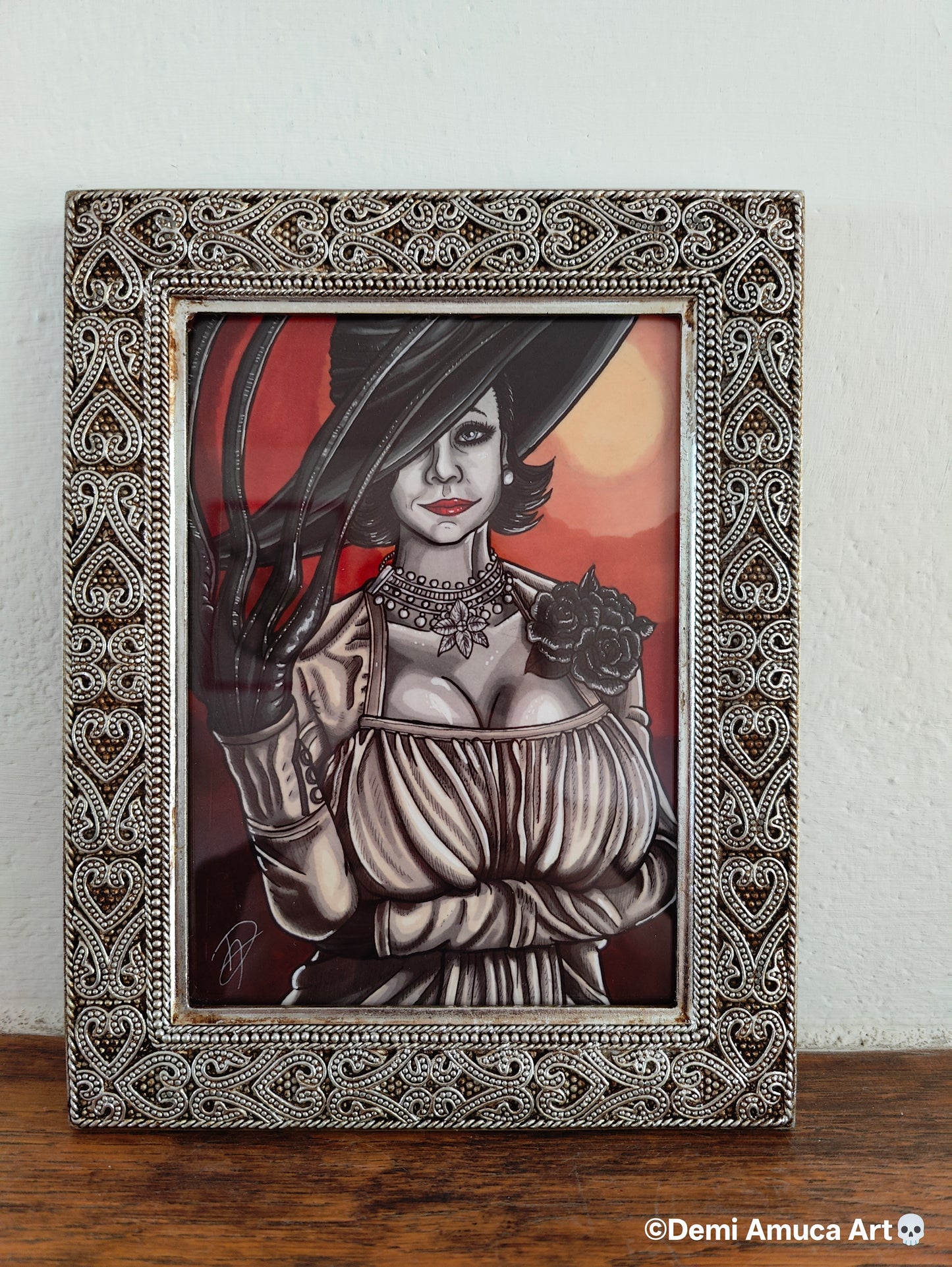 Framed Art Print Lady Dimitrescu