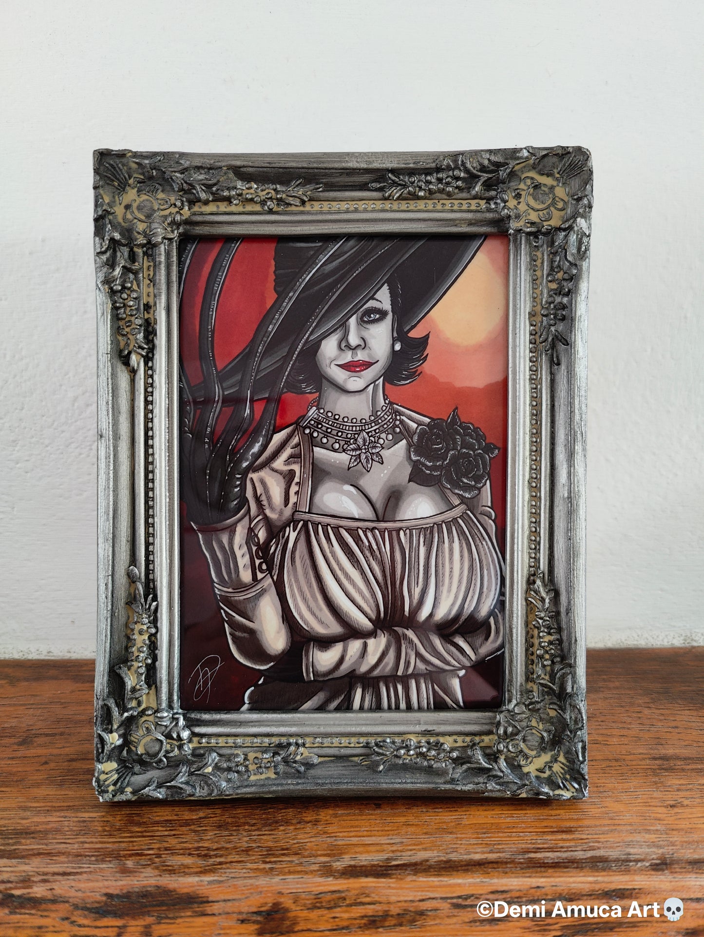 Framed Art Print Lady Dimitrescu