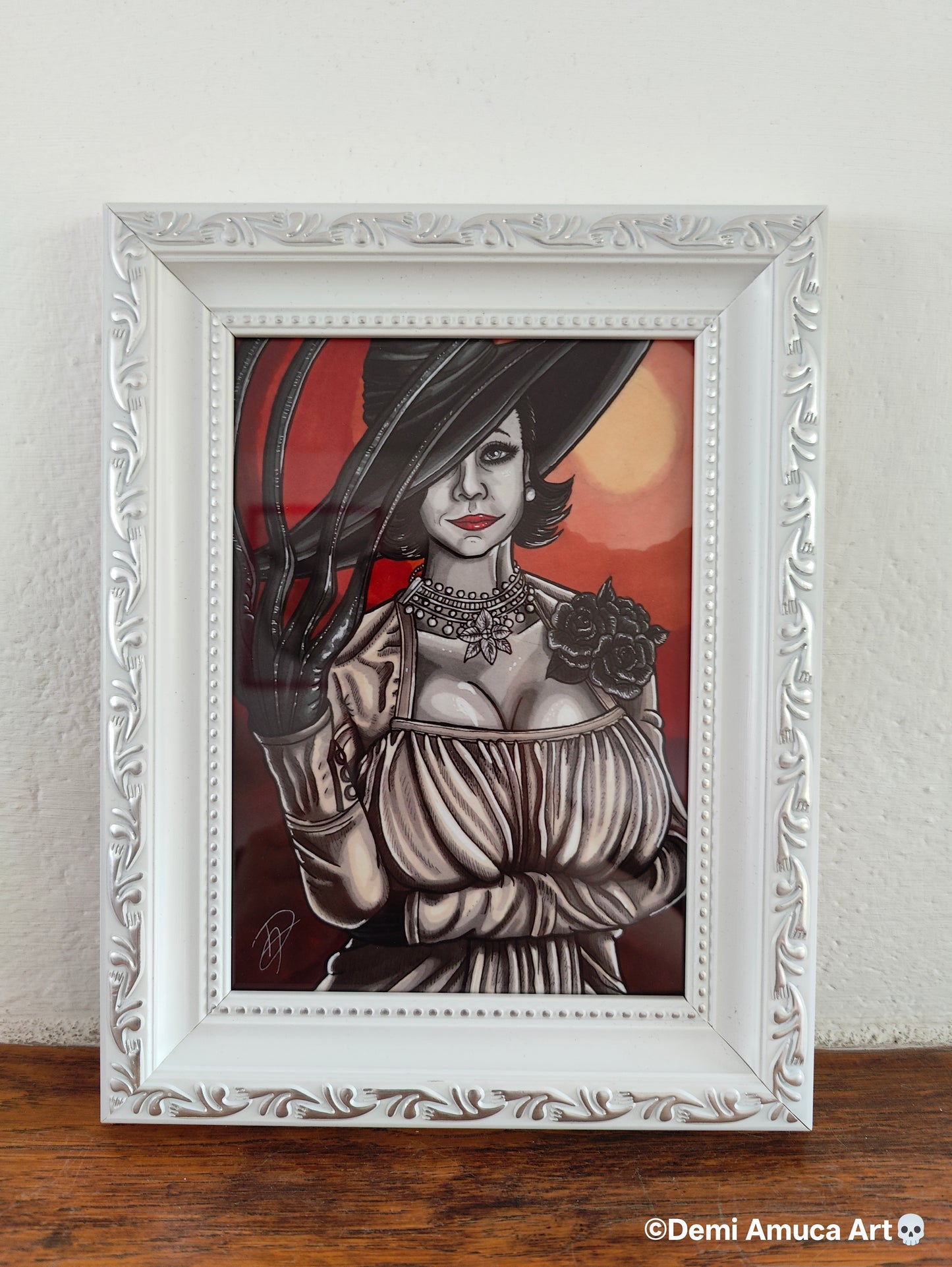 Framed Art Print Lady Dimitrescu