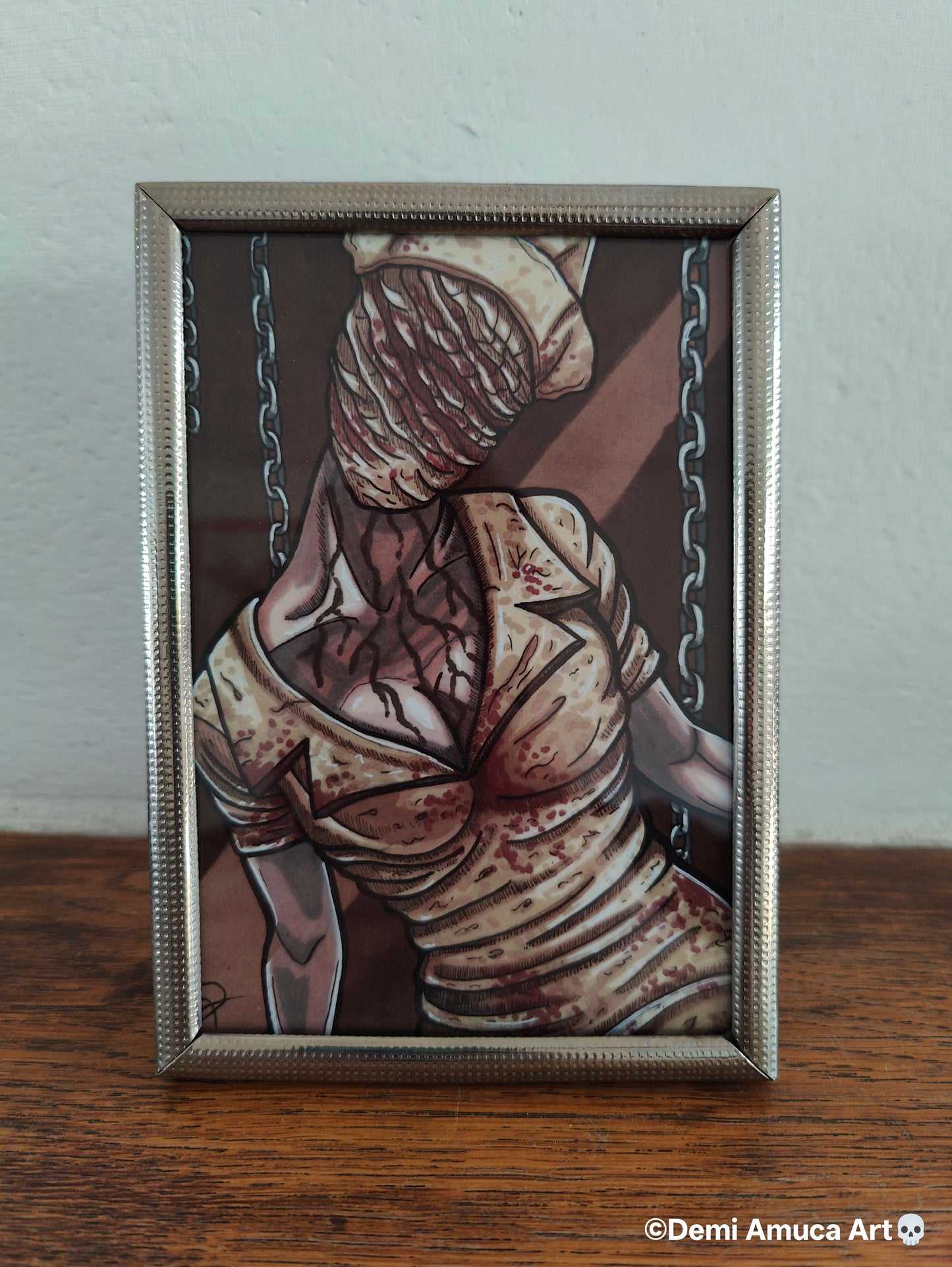 Framed Art Print Silenthill Nurse
