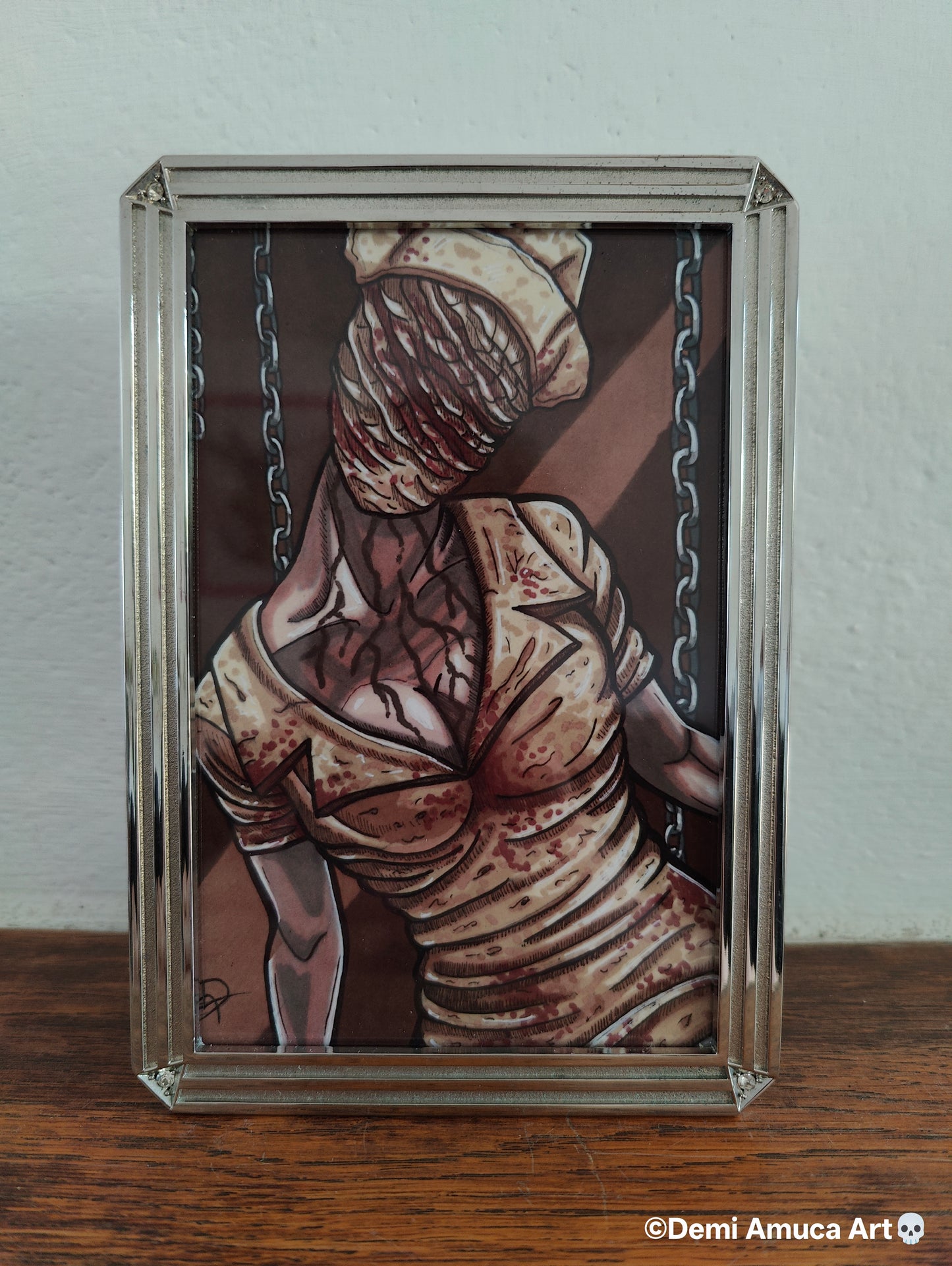 Framed Art Print Silenthill Nurse