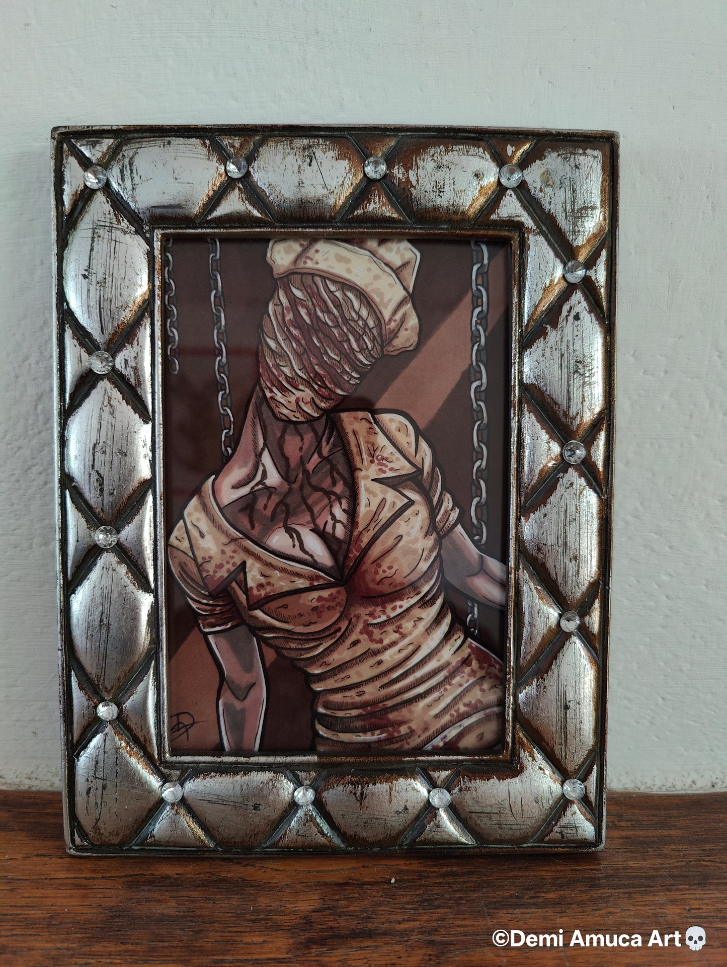 Framed Art Print Silenthill Nurse