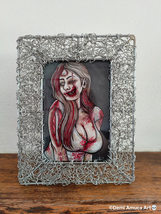 Framed Art Print Zombie Girls (Both versions!)