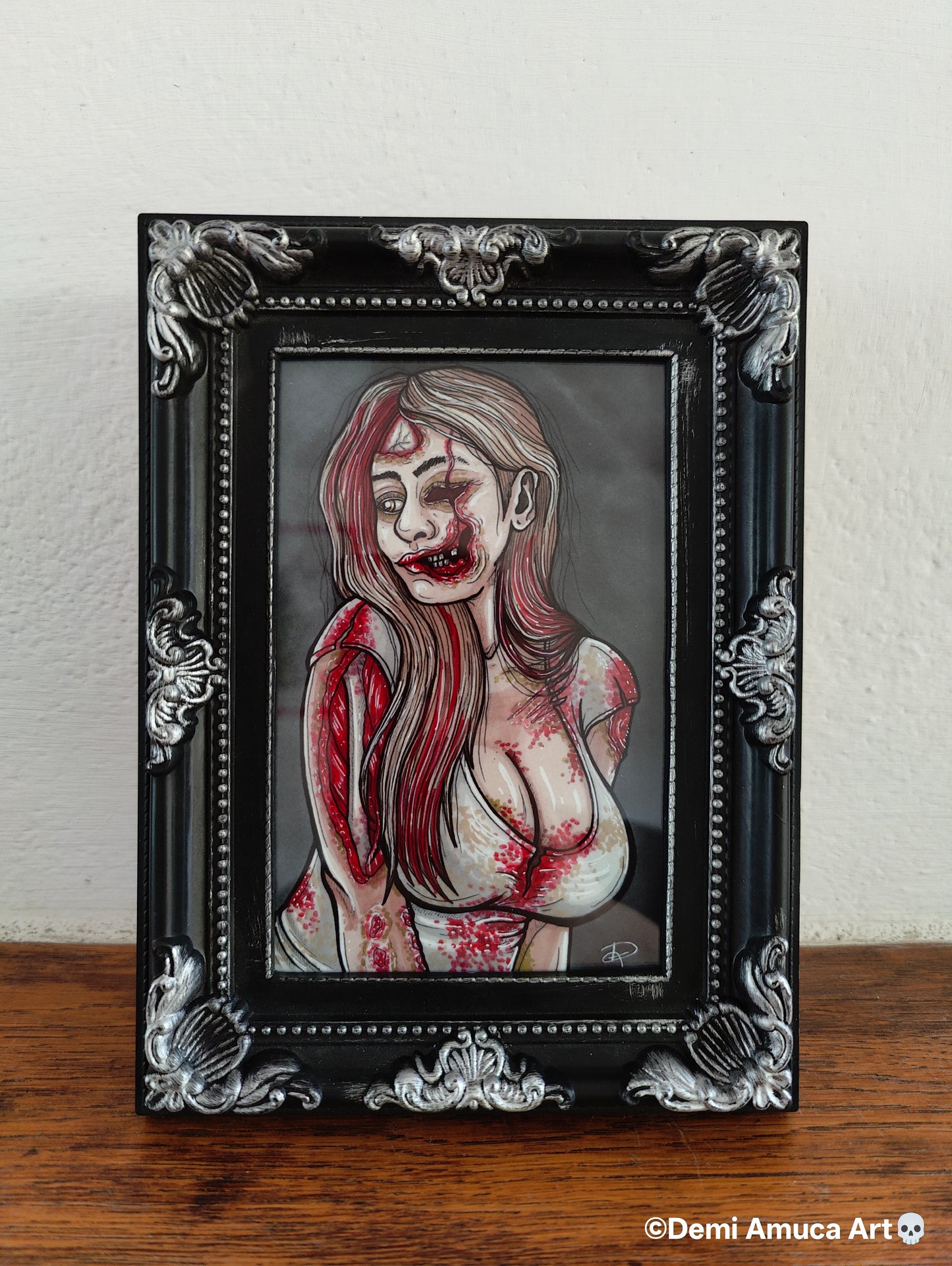 Framed Art Print Zombie Girls (Both versions!)
