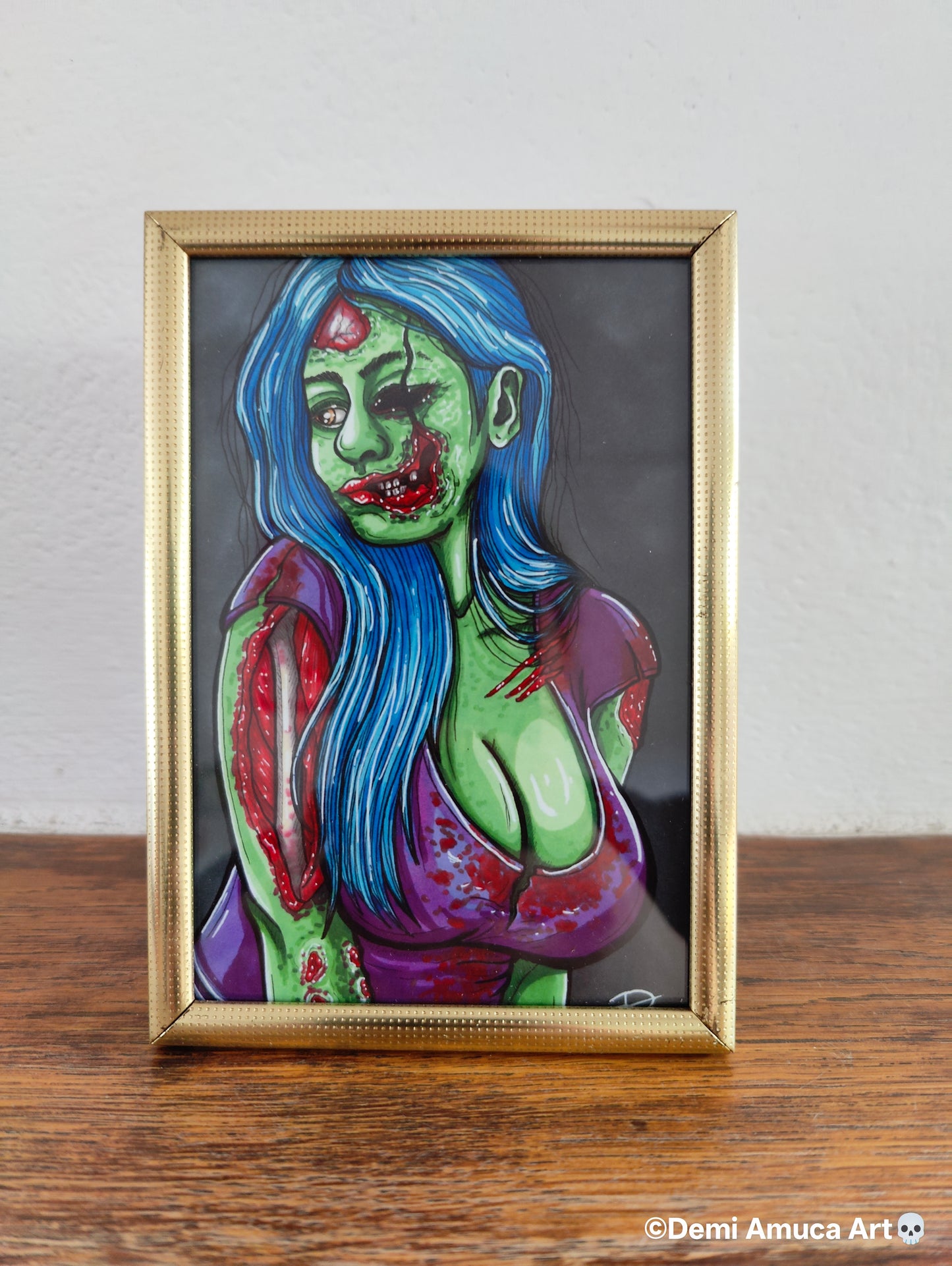 Framed Art Print Zombie Girls (Both versions!)
