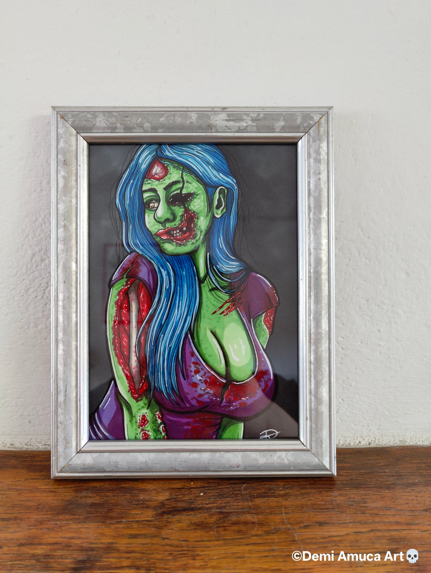 Framed Art Print Zombie Girls (Both versions!)