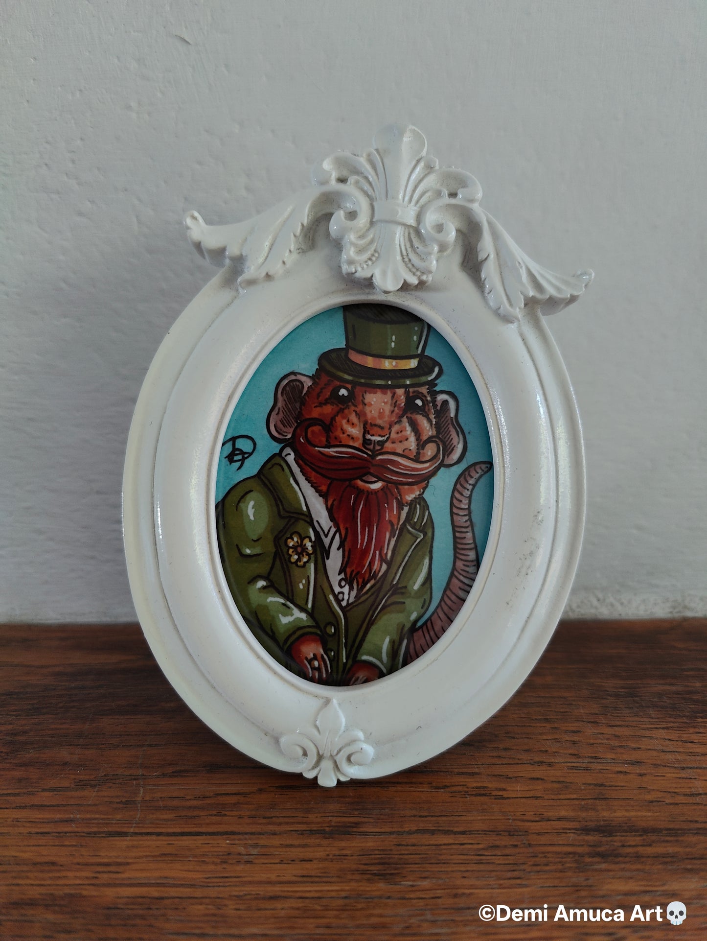 Framed Art Print Rat Wedding