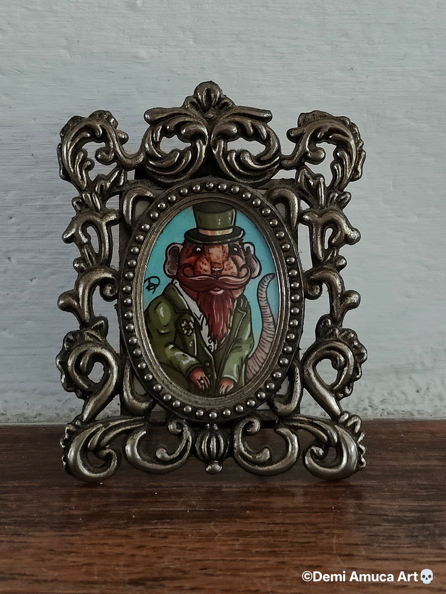 Framed Art Print Rat Wedding
