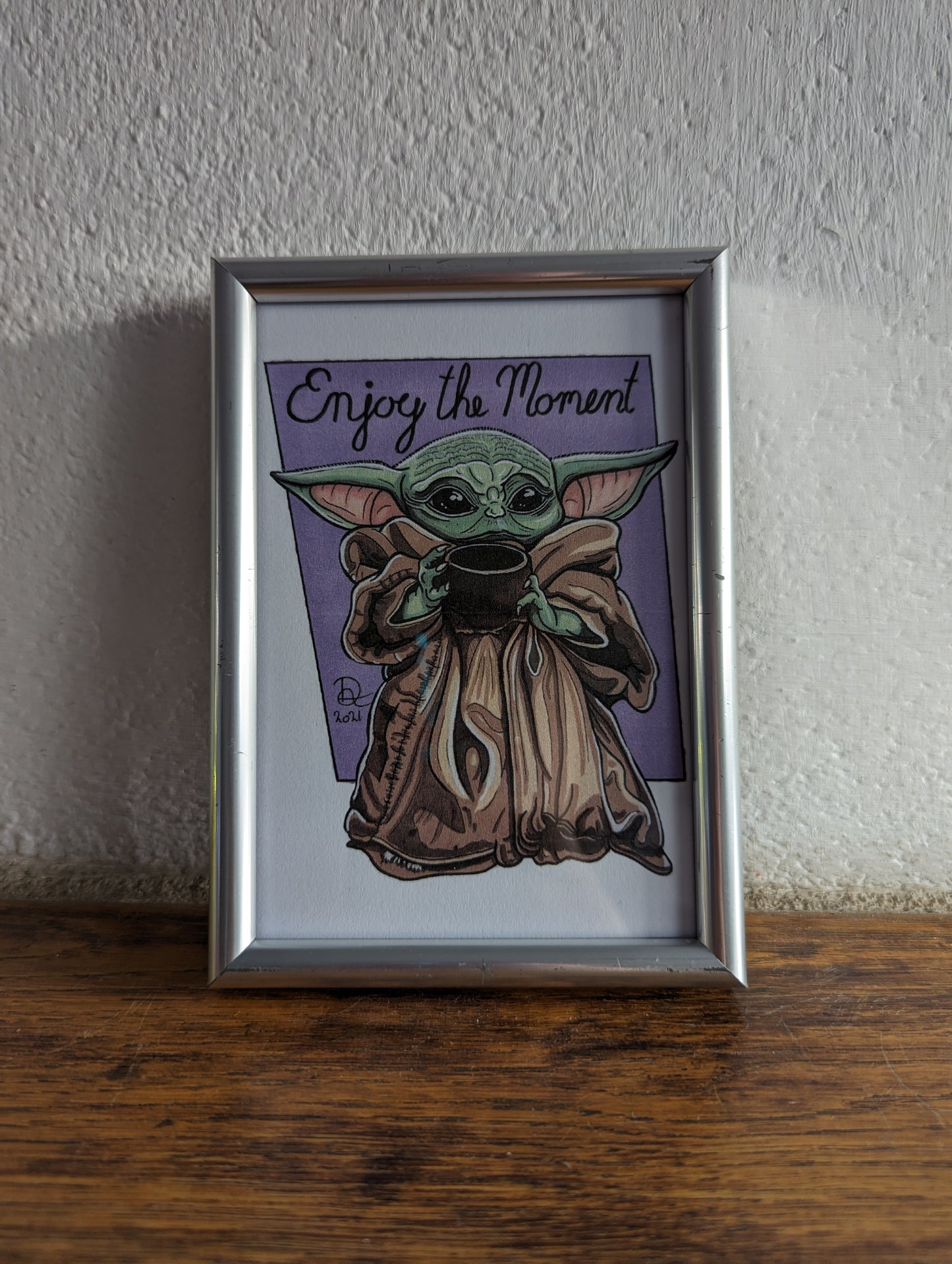 Framed Art Print Grogu