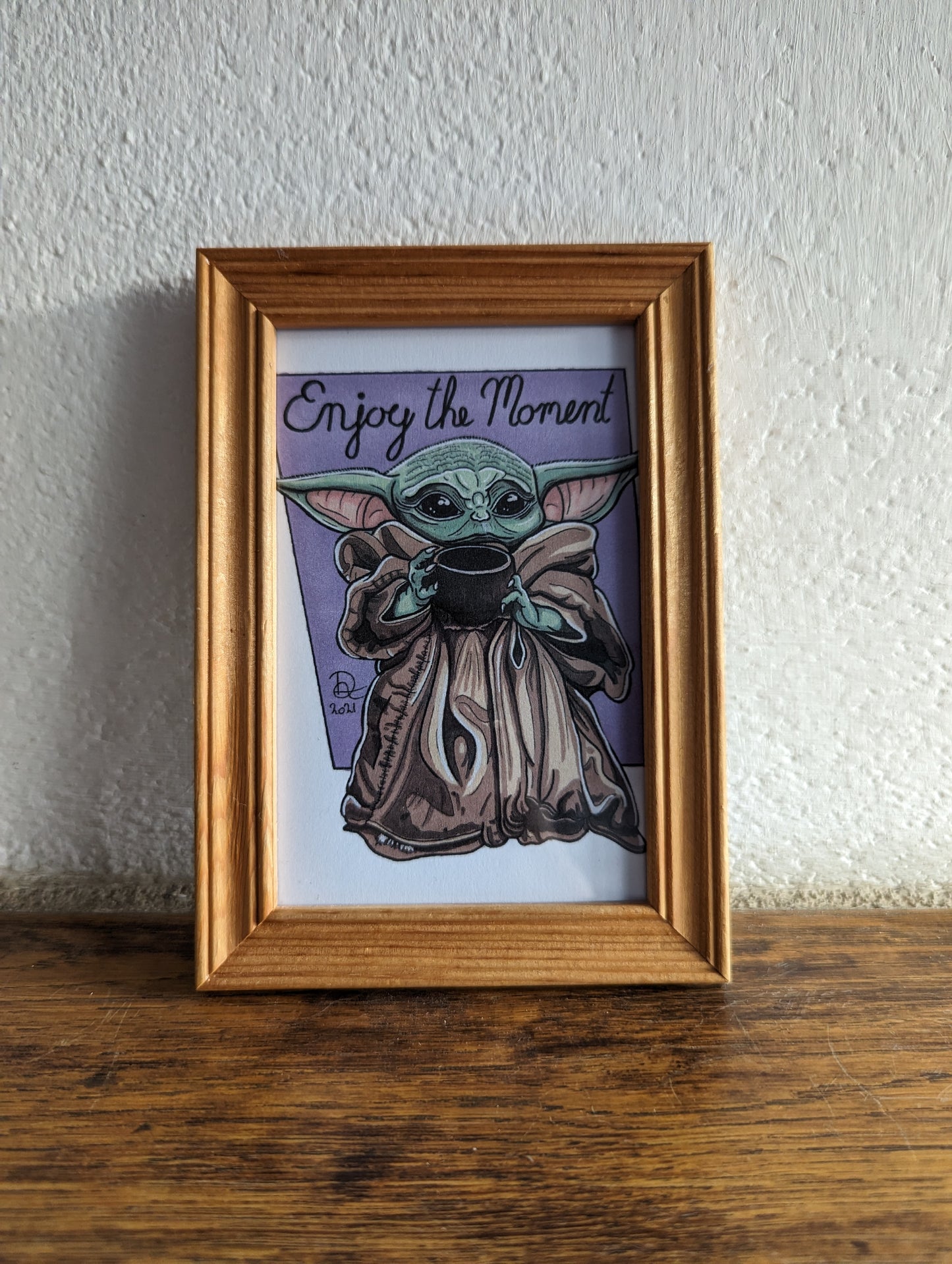 Framed Art Print Grogu