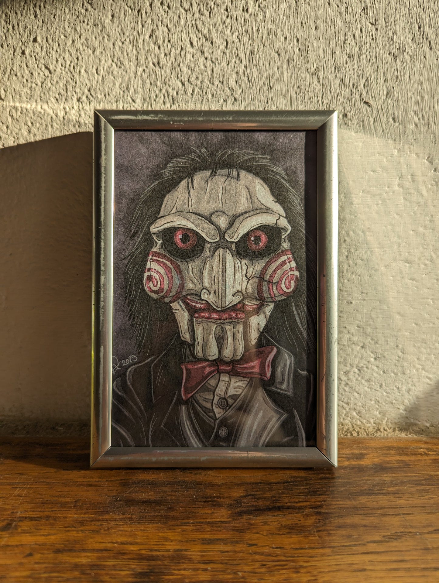 Framed Art Print Billy the Puppet