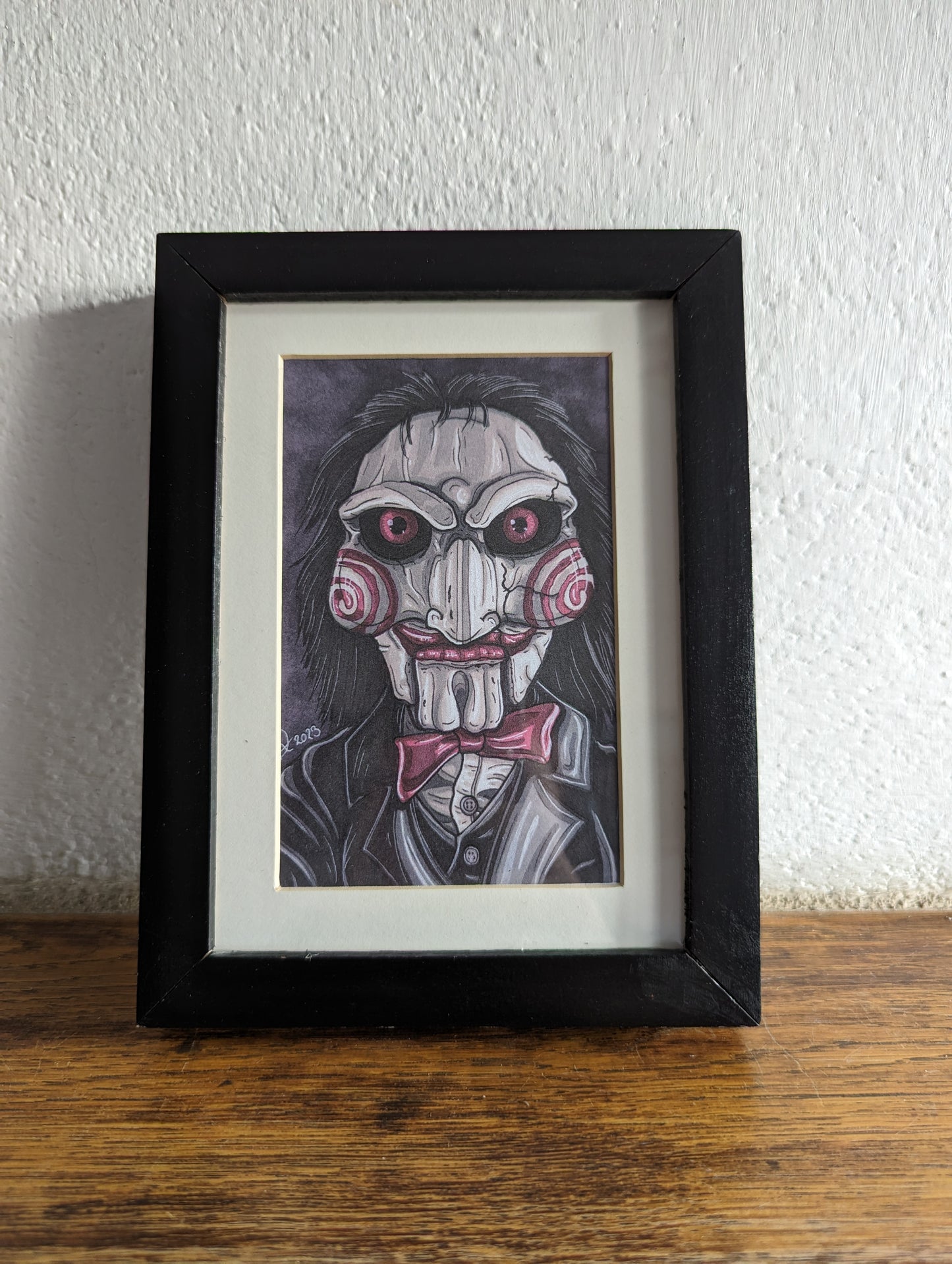 Framed Art Print Billy the Puppet