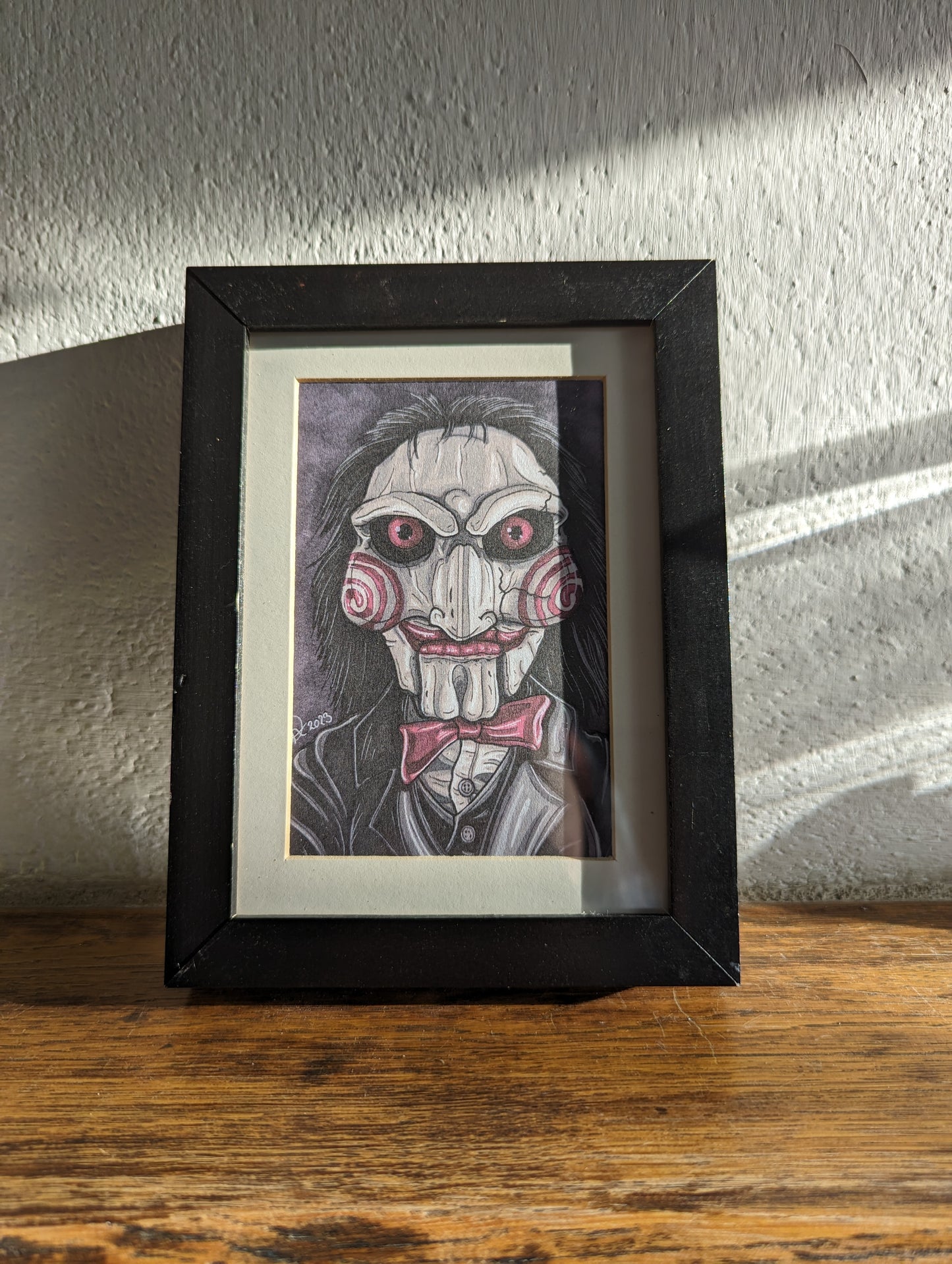 Framed Art Print Billy the Puppet