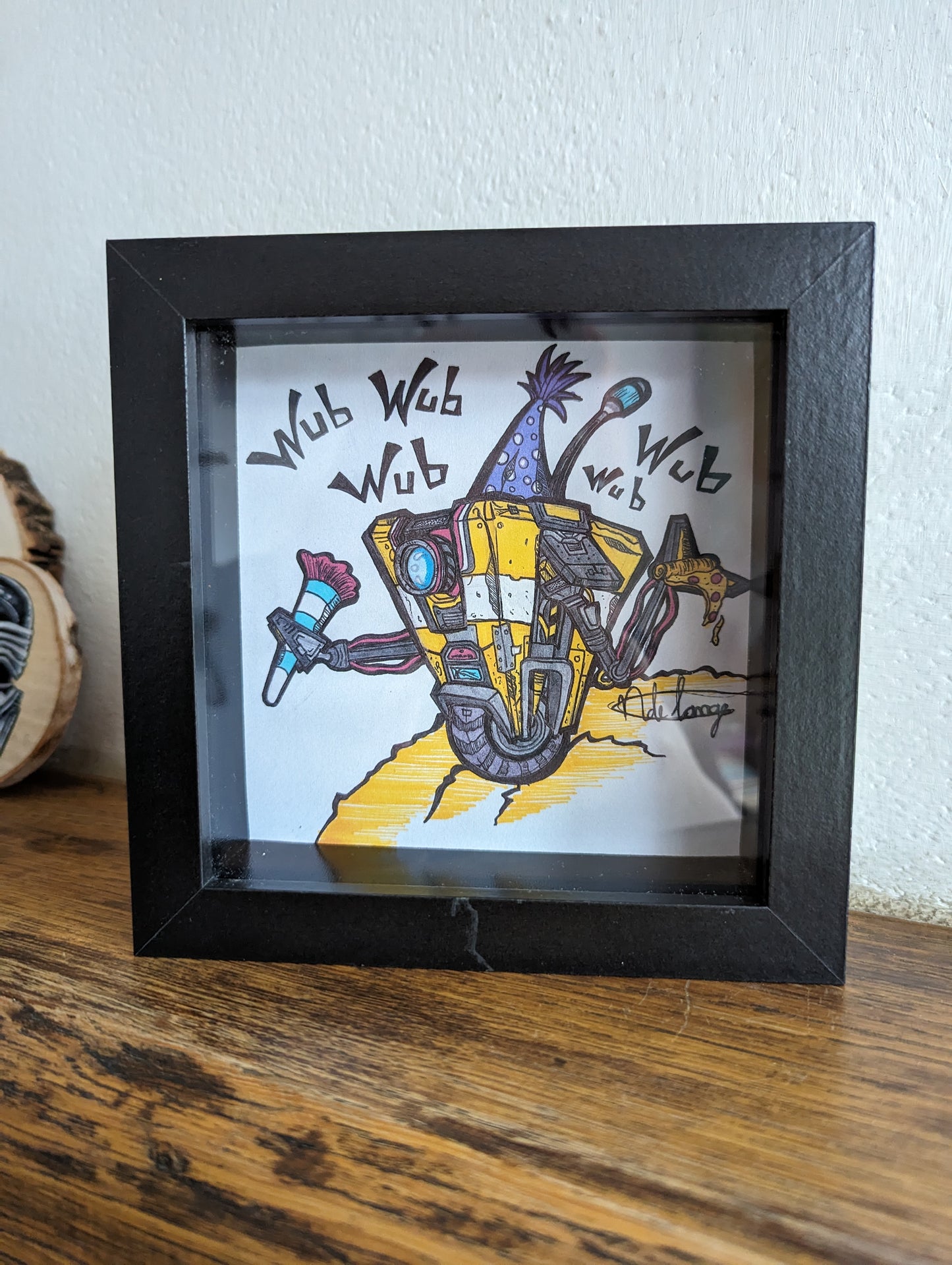 Framed Art Print Claptrap