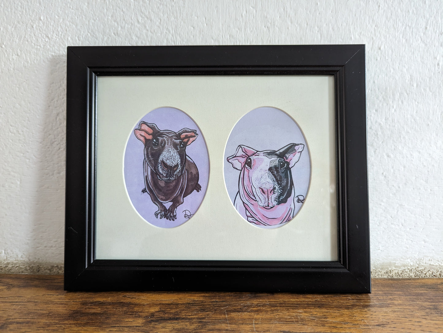 Framed Art Print Peppa & Nellie