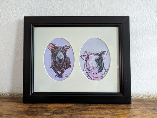 Framed Art Print Peppa & Nellie