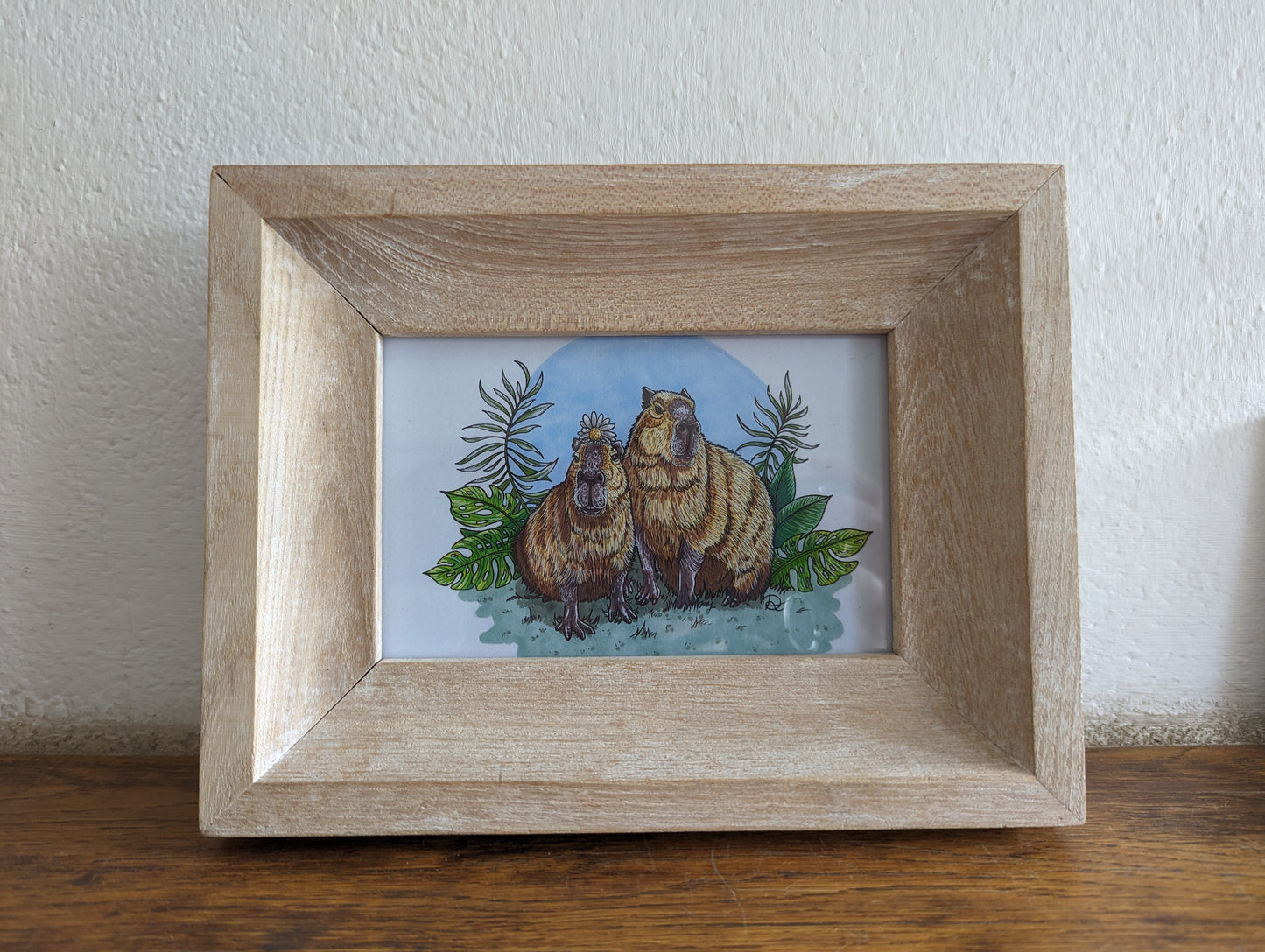 Framed Art Print Capibaras