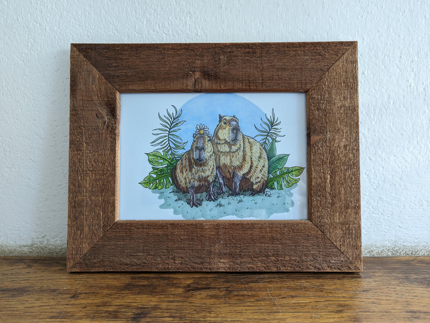 Framed Art Print Capibaras