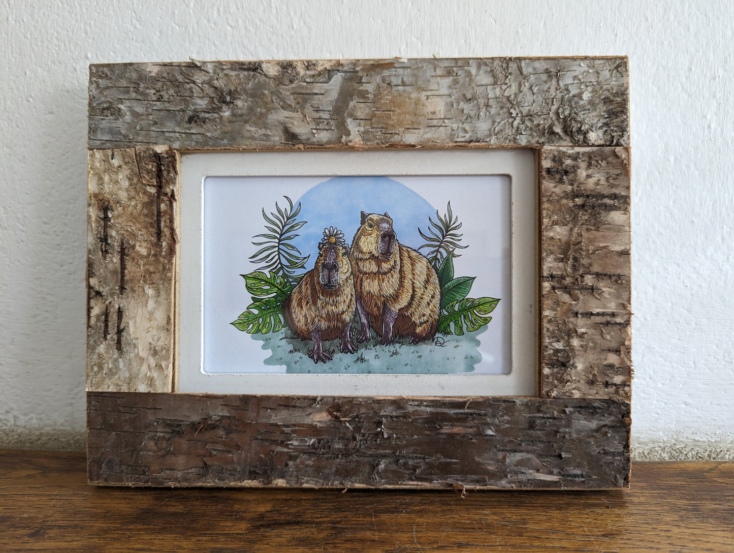 Framed Art Print Capibaras