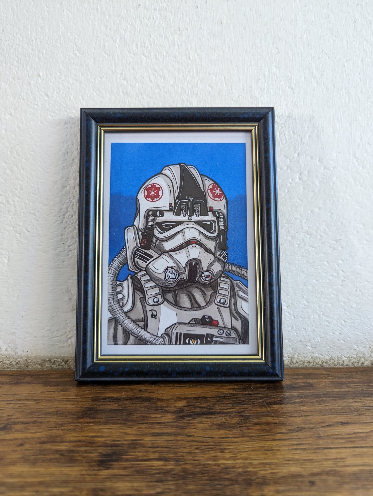 Framed Art Print AT-AT Pilot