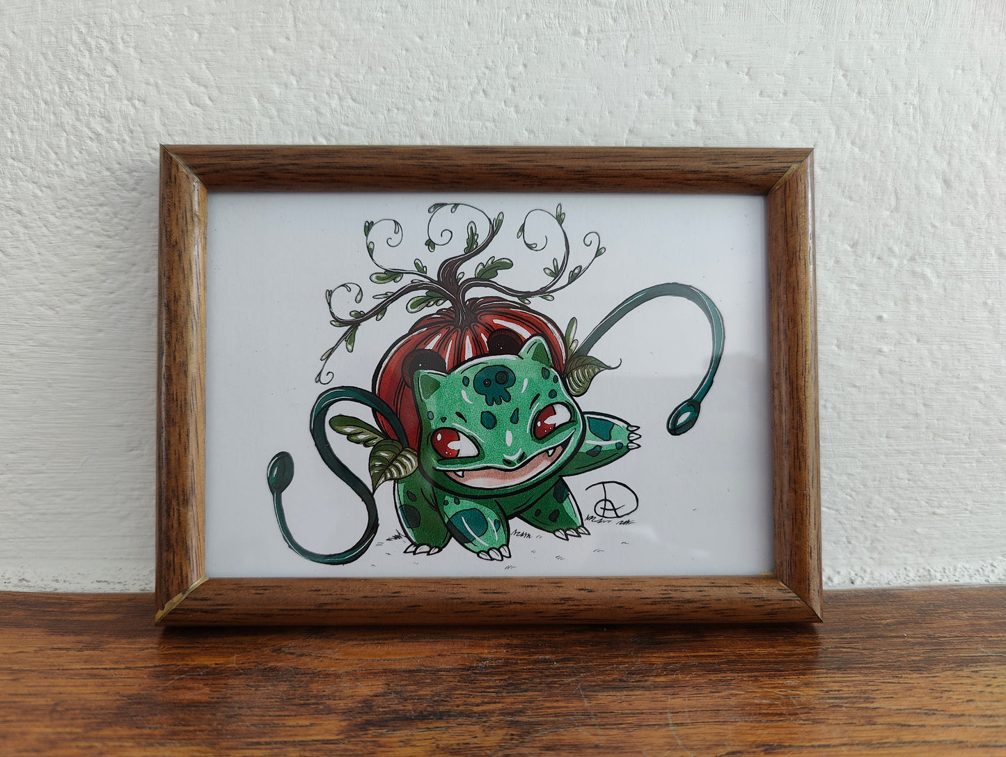 Framed Art Print Bulbasaur