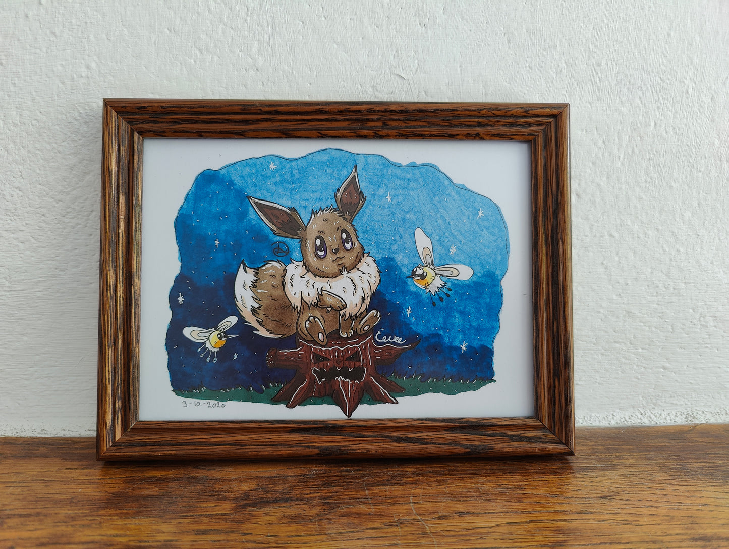 Framed Art Print Eevee