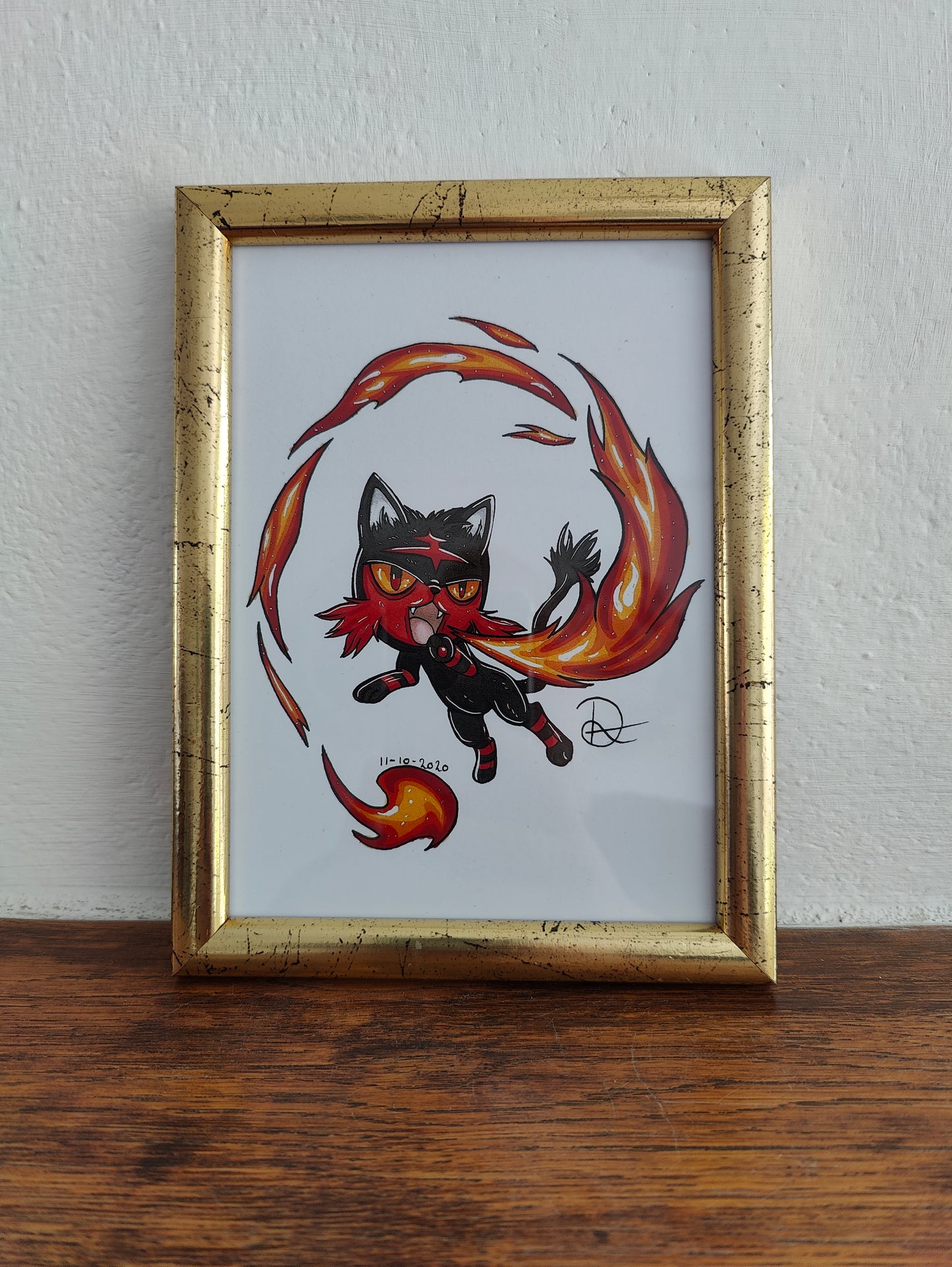 Framed Art Print Litten