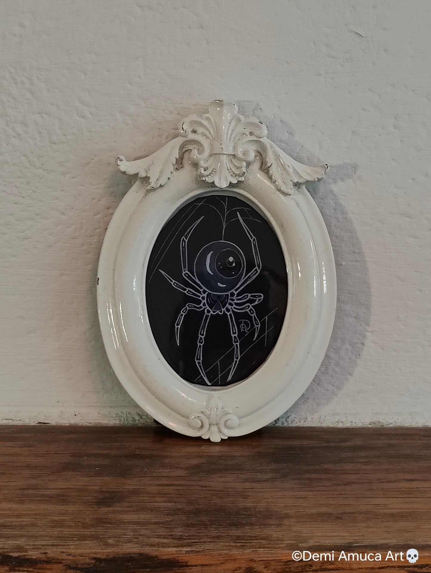 Framed Art Print X-ray Spider