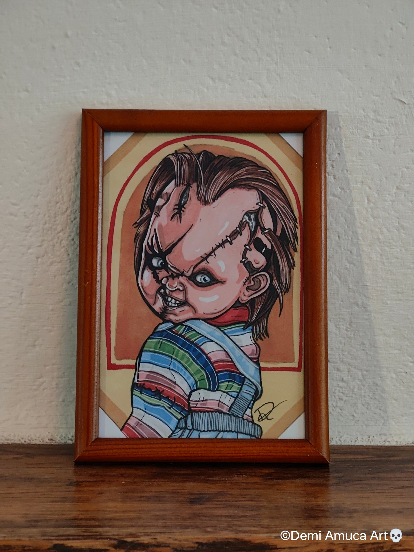 Framed Art Print Chucky