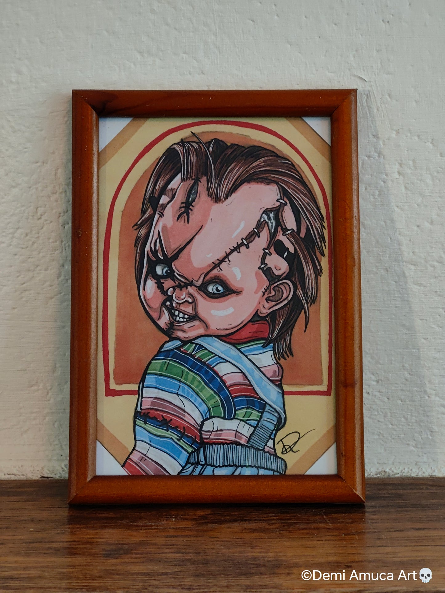 Framed Art Print Chucky