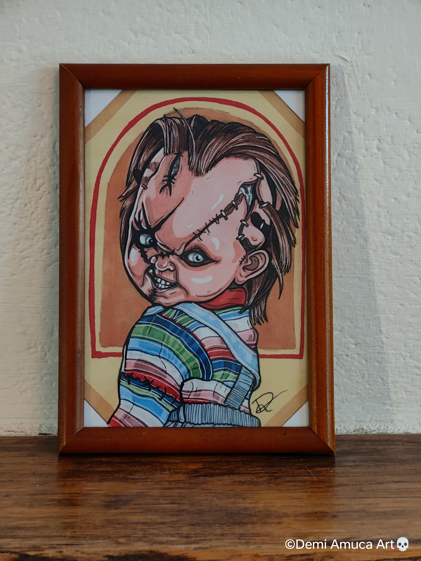 Framed Art Print Chucky