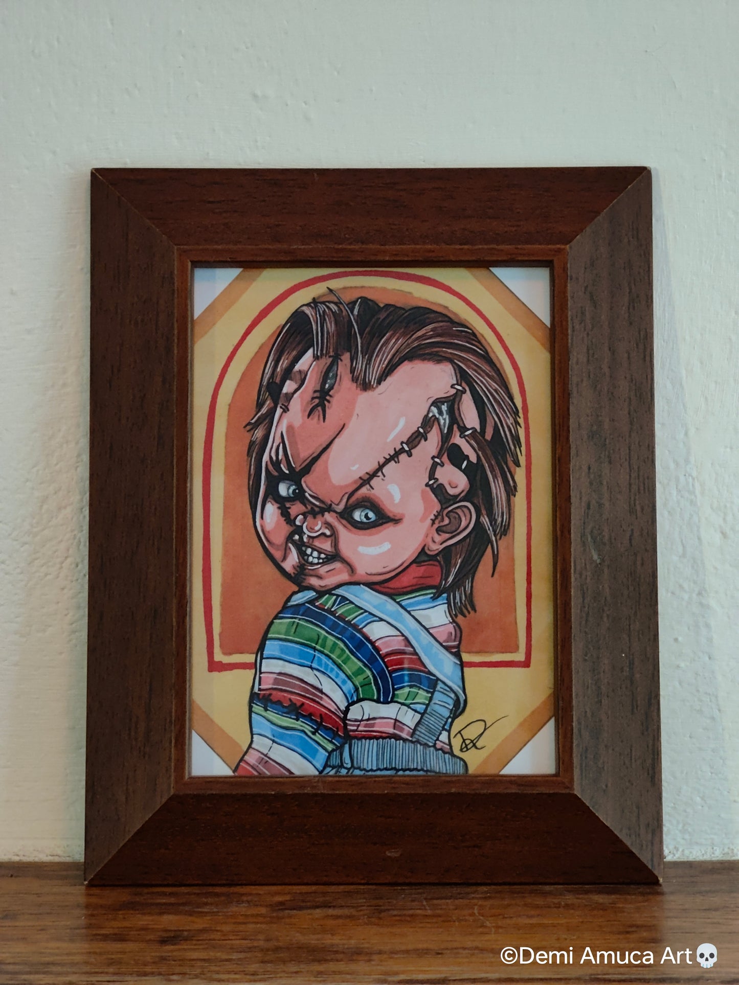 Framed Art Print Chucky