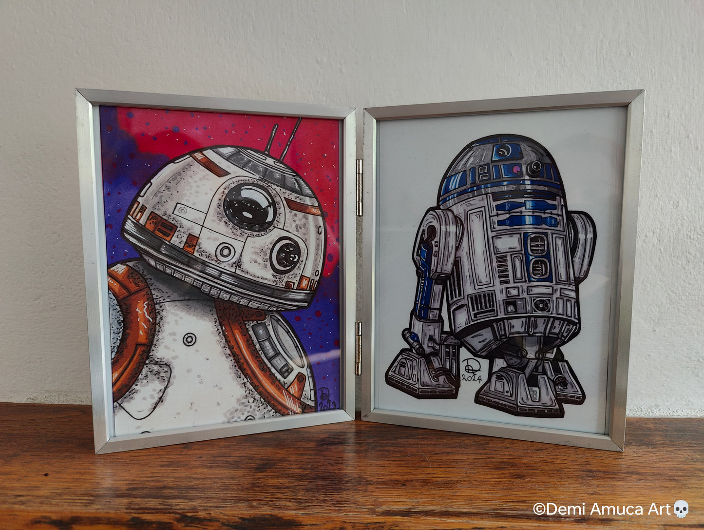 Framed Art Print Droids