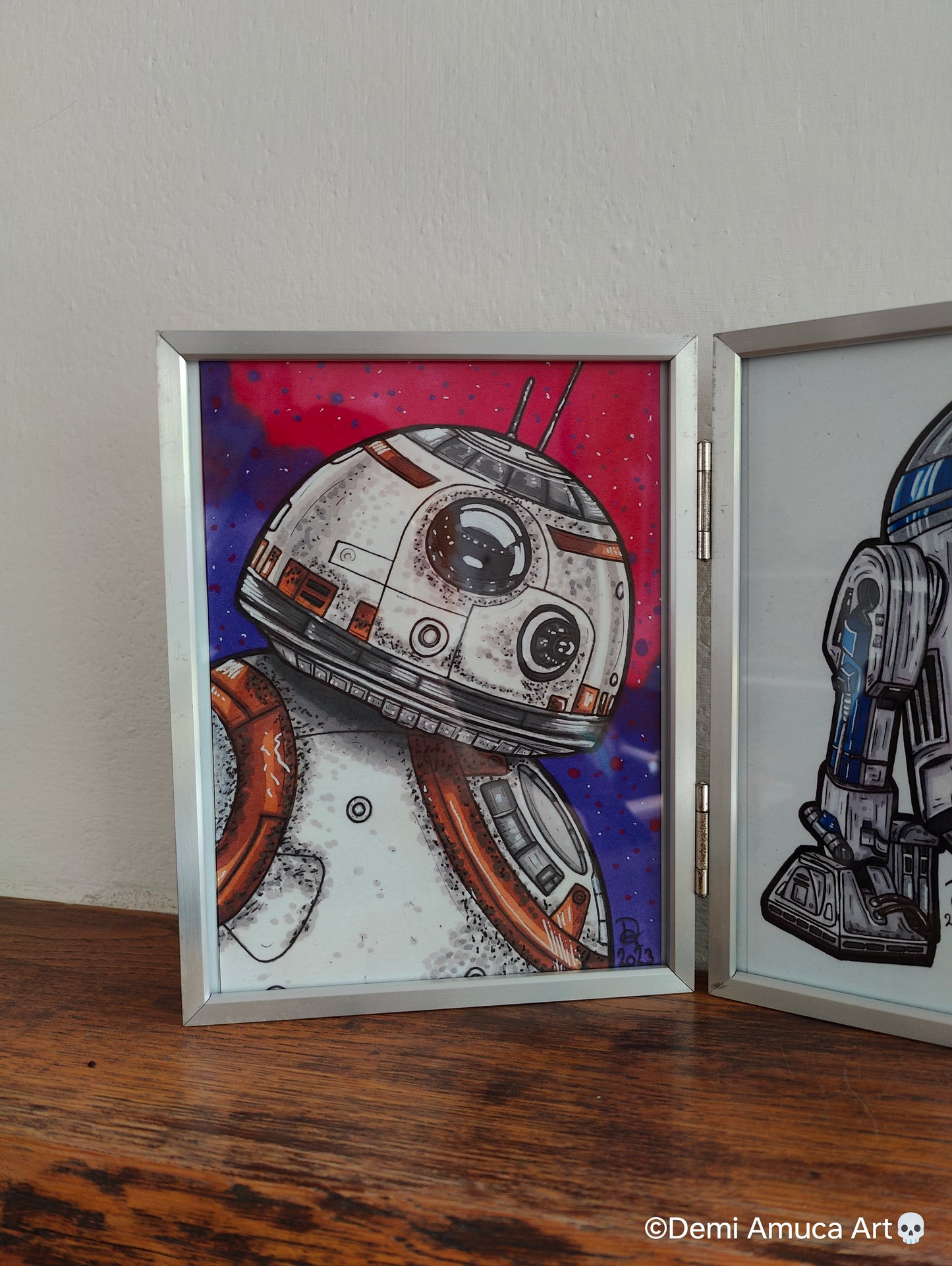 Framed Art Print Droids