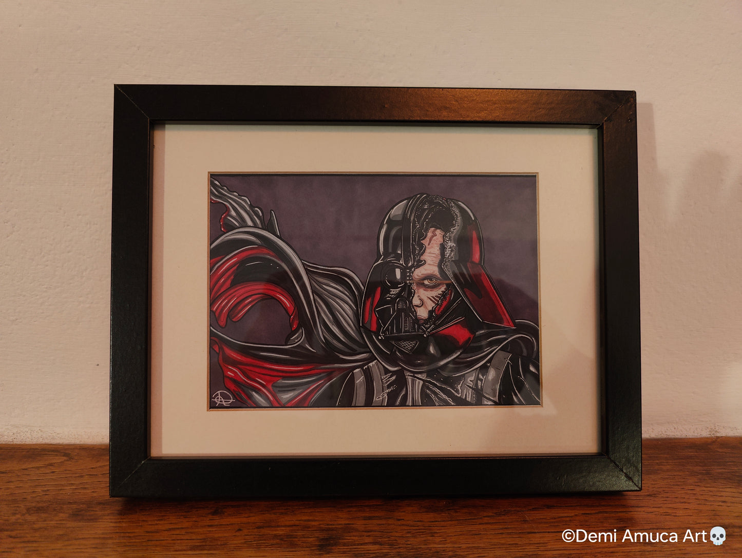 Framed Art Print Darth Vader