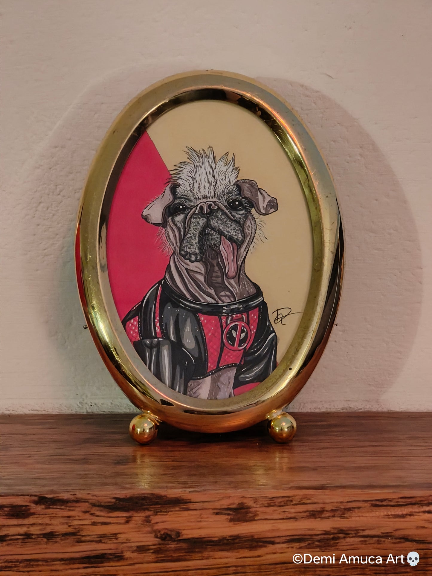 Framed Art Print Dogpool