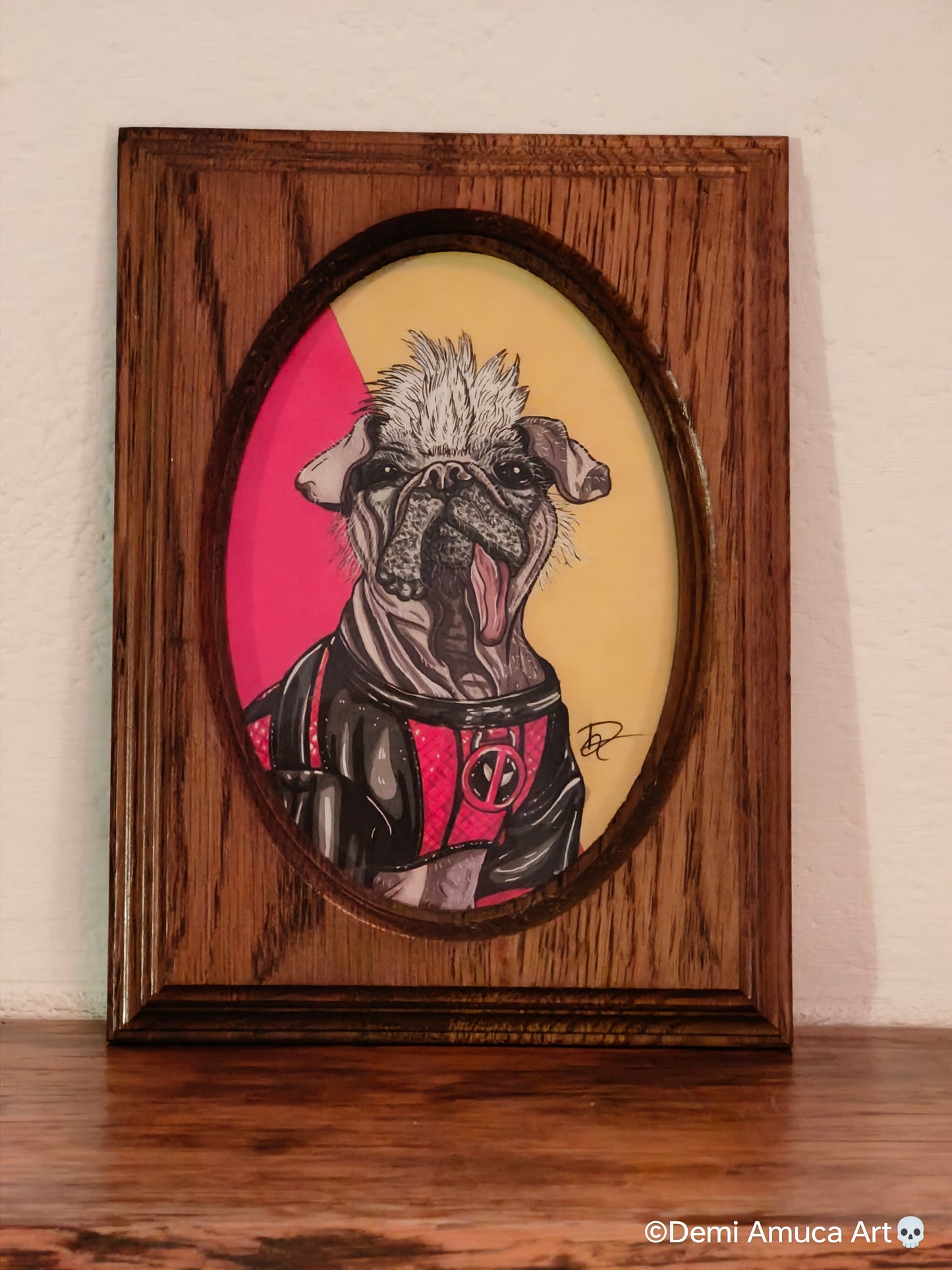 Framed Art Print Dogpool