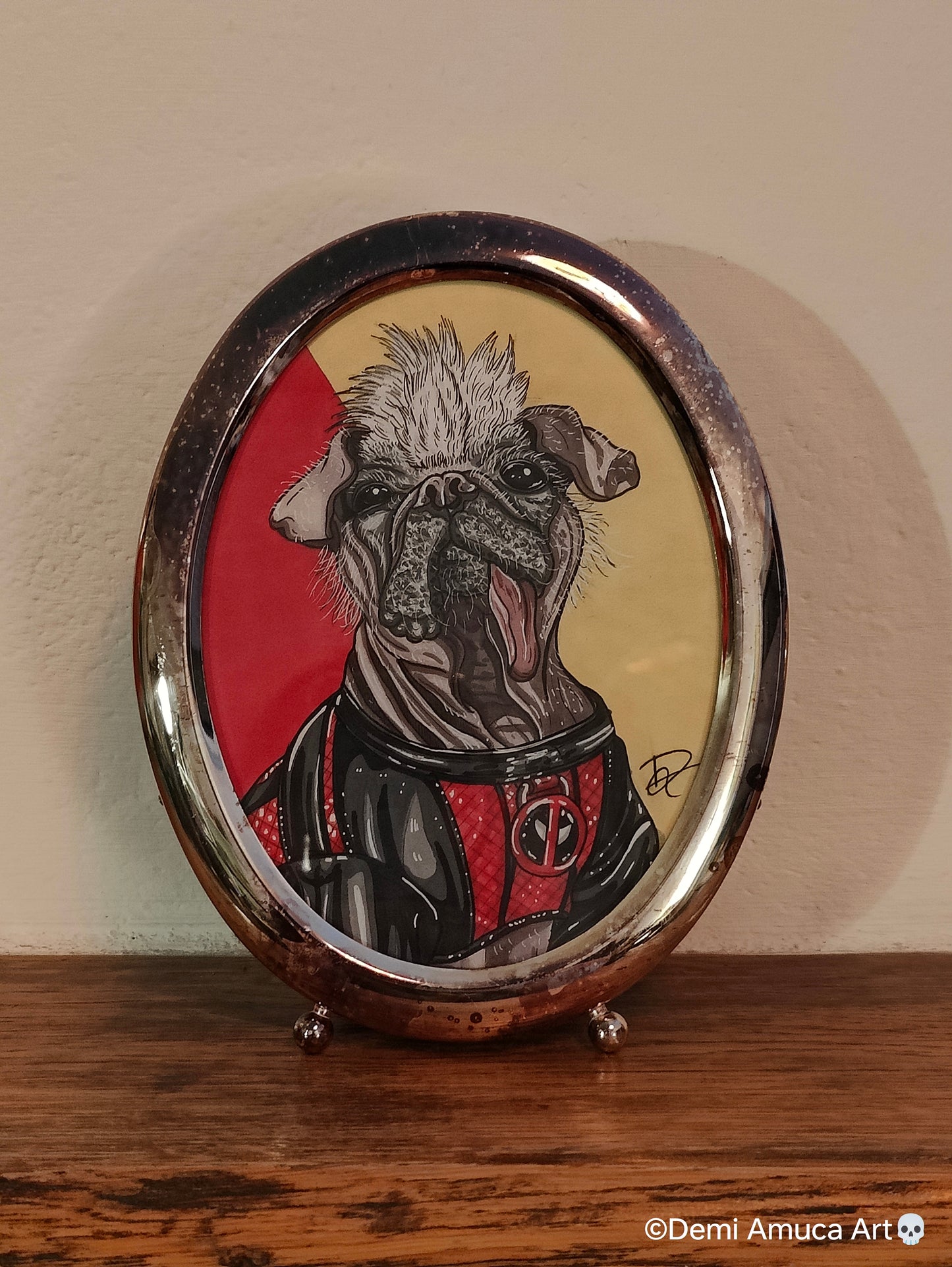 Framed Art Print Dogpool