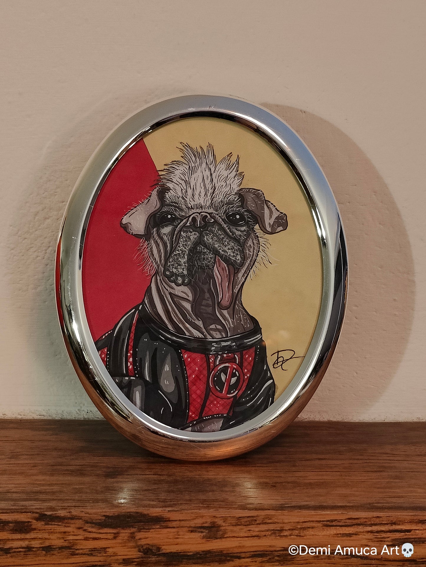 Framed Art Print Dogpool