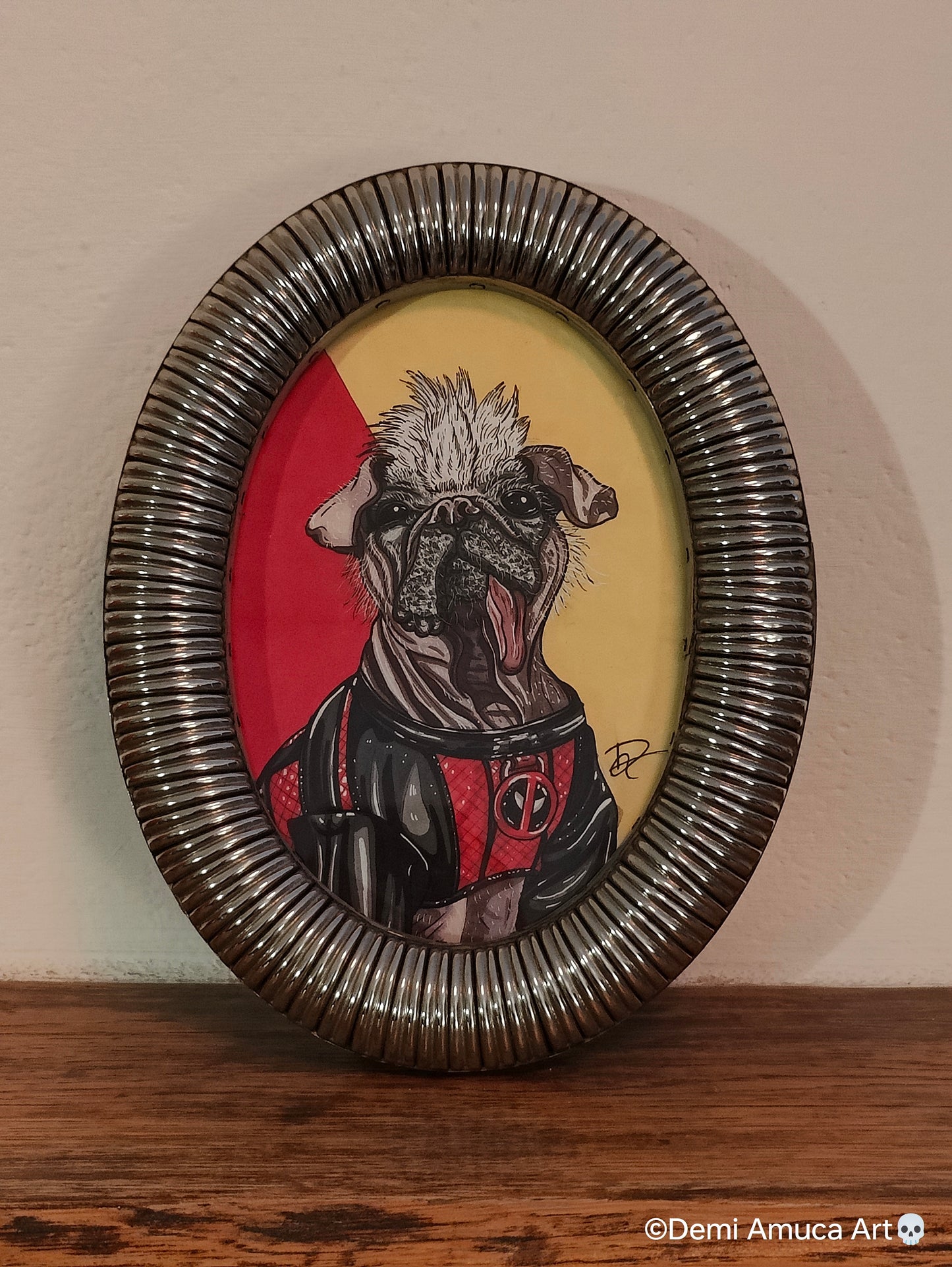 Framed Art Print Dogpool