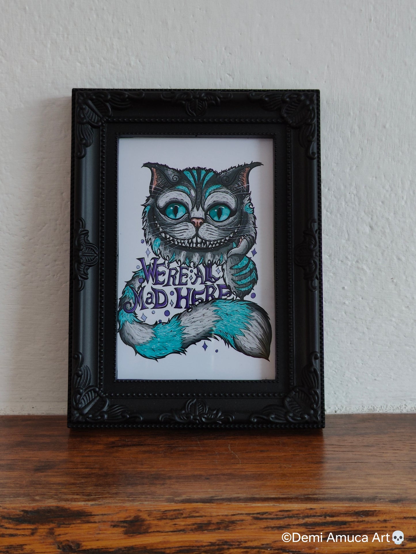 Framed Art Print Chesirecat