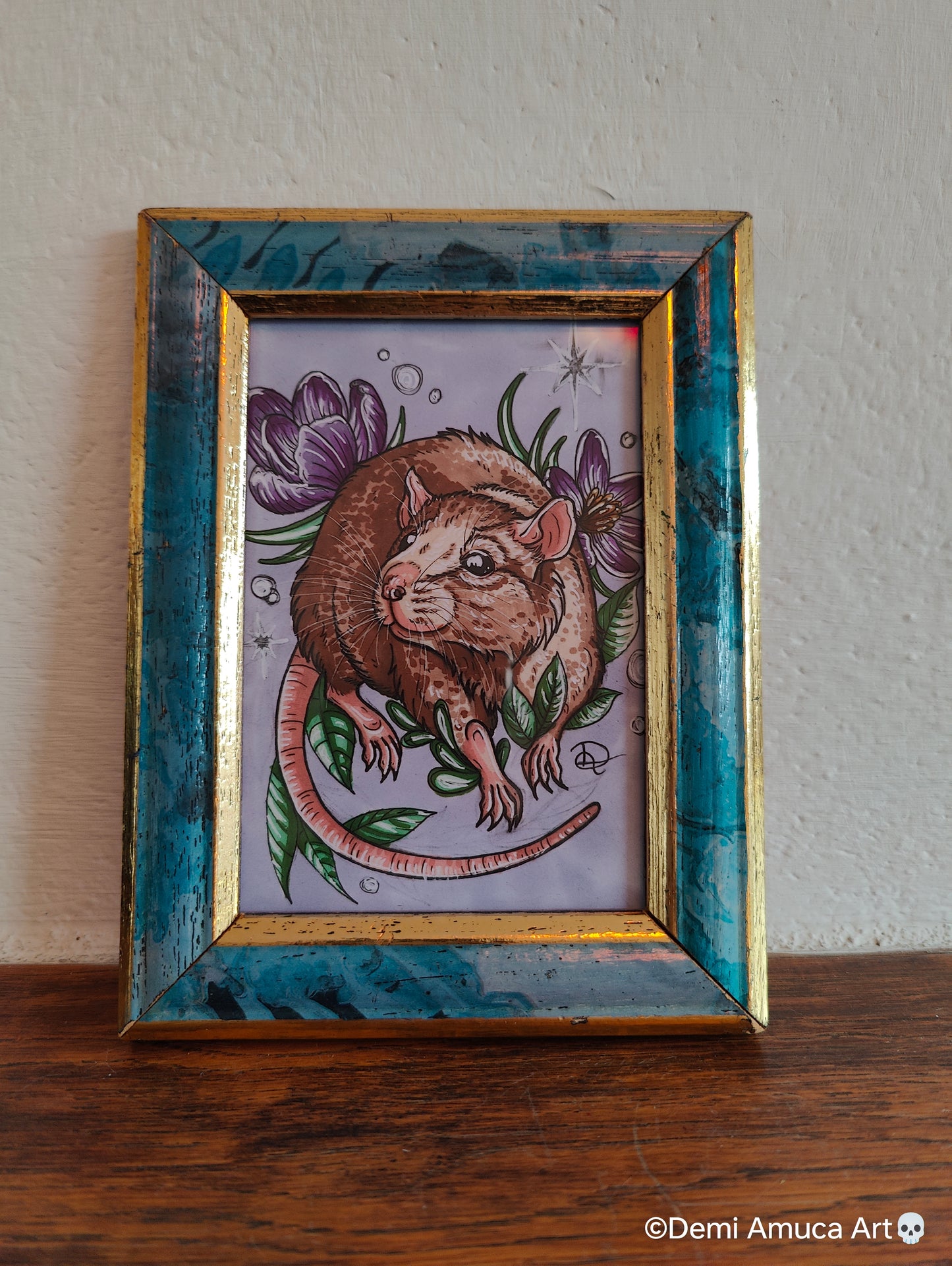 Framed Art Print Rat Cinnamonroll