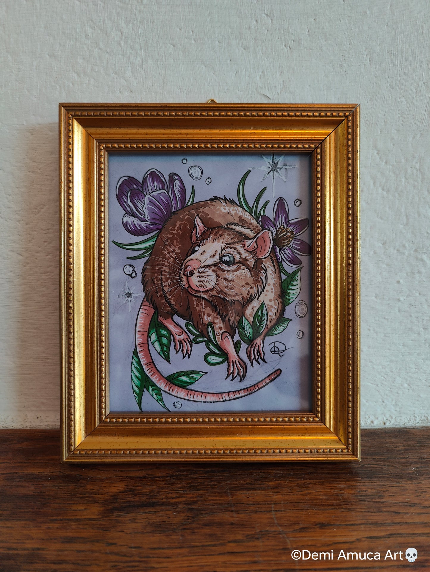 Framed Art Print Rat Cinnamonroll