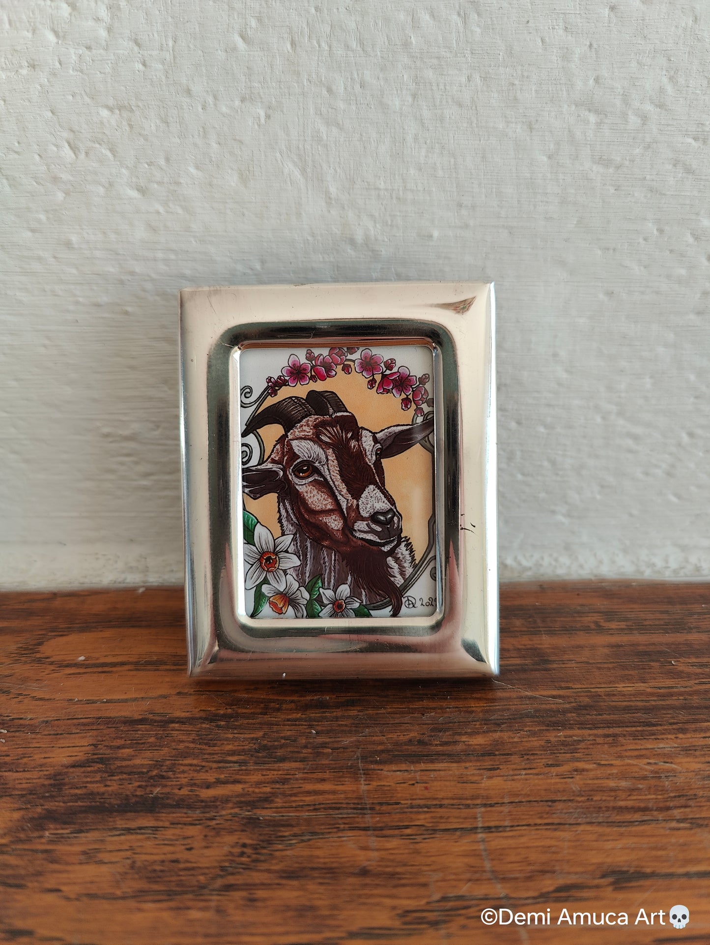 Framed Art Print: Bram the Goat