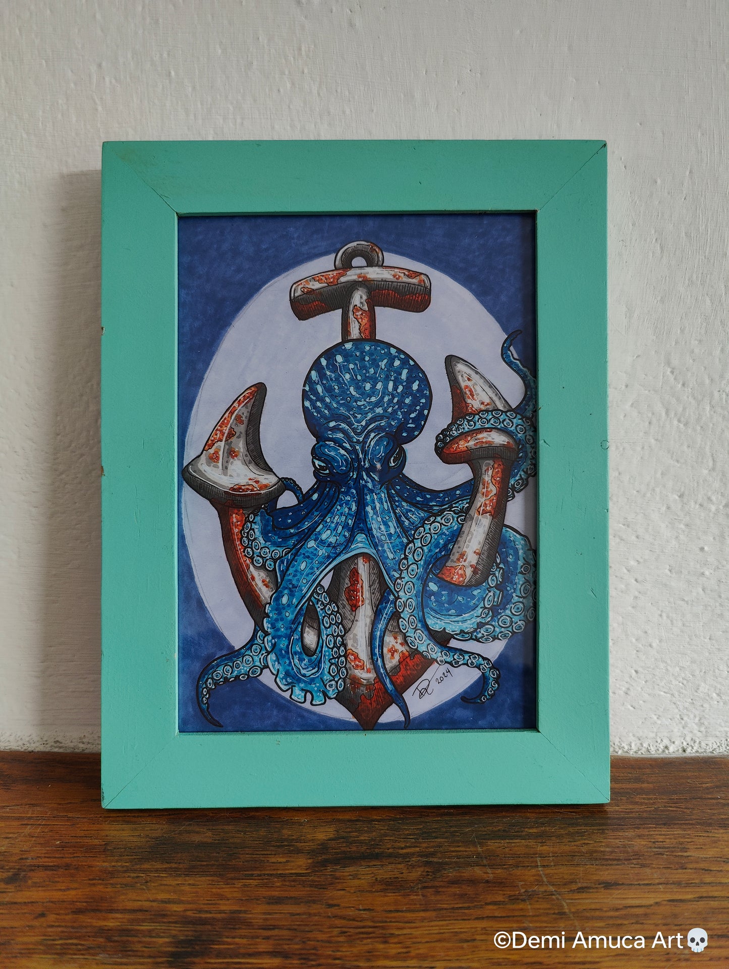 Framed Art Print: The Kraken
