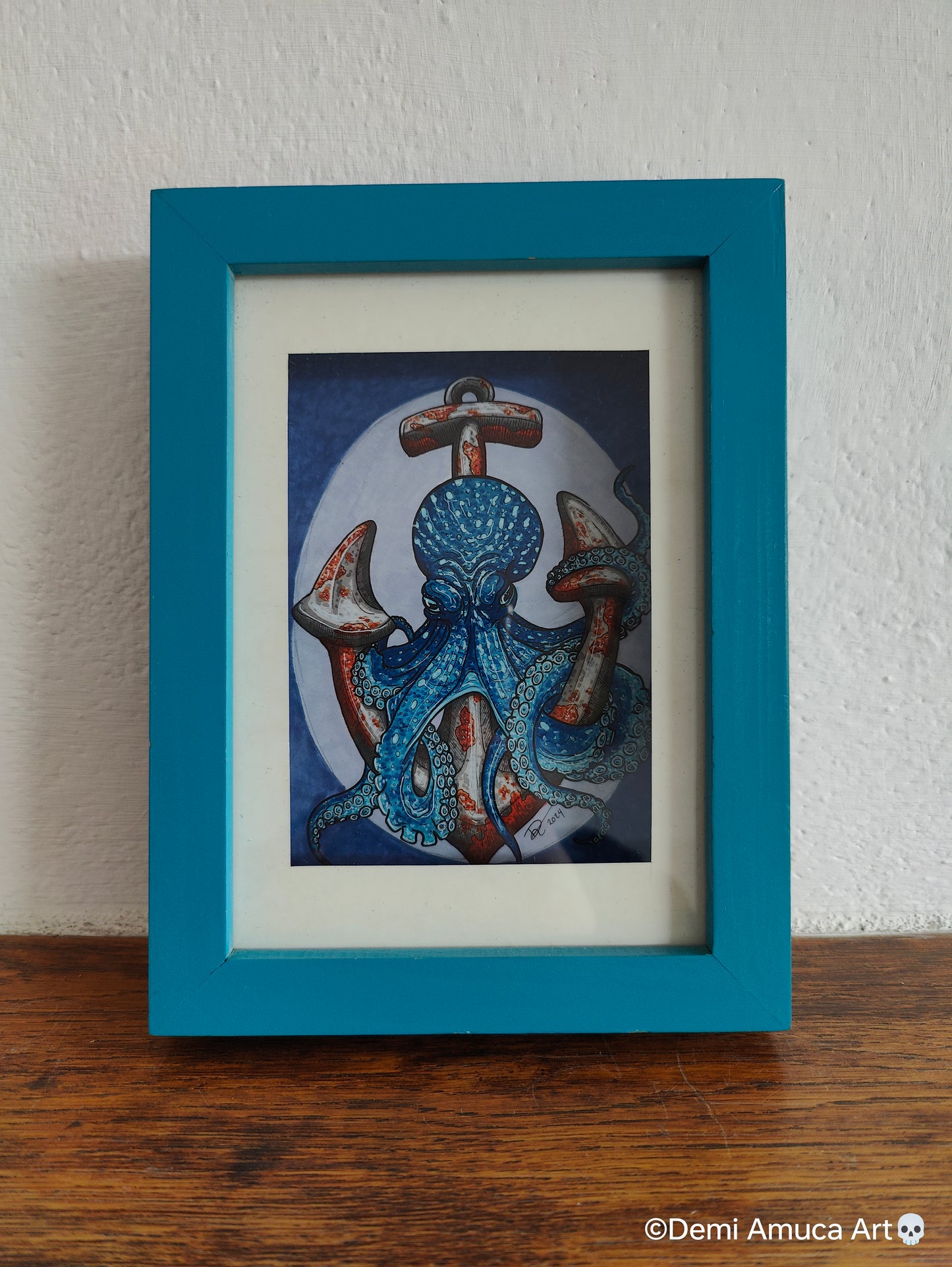 Framed Art Print: The Kraken