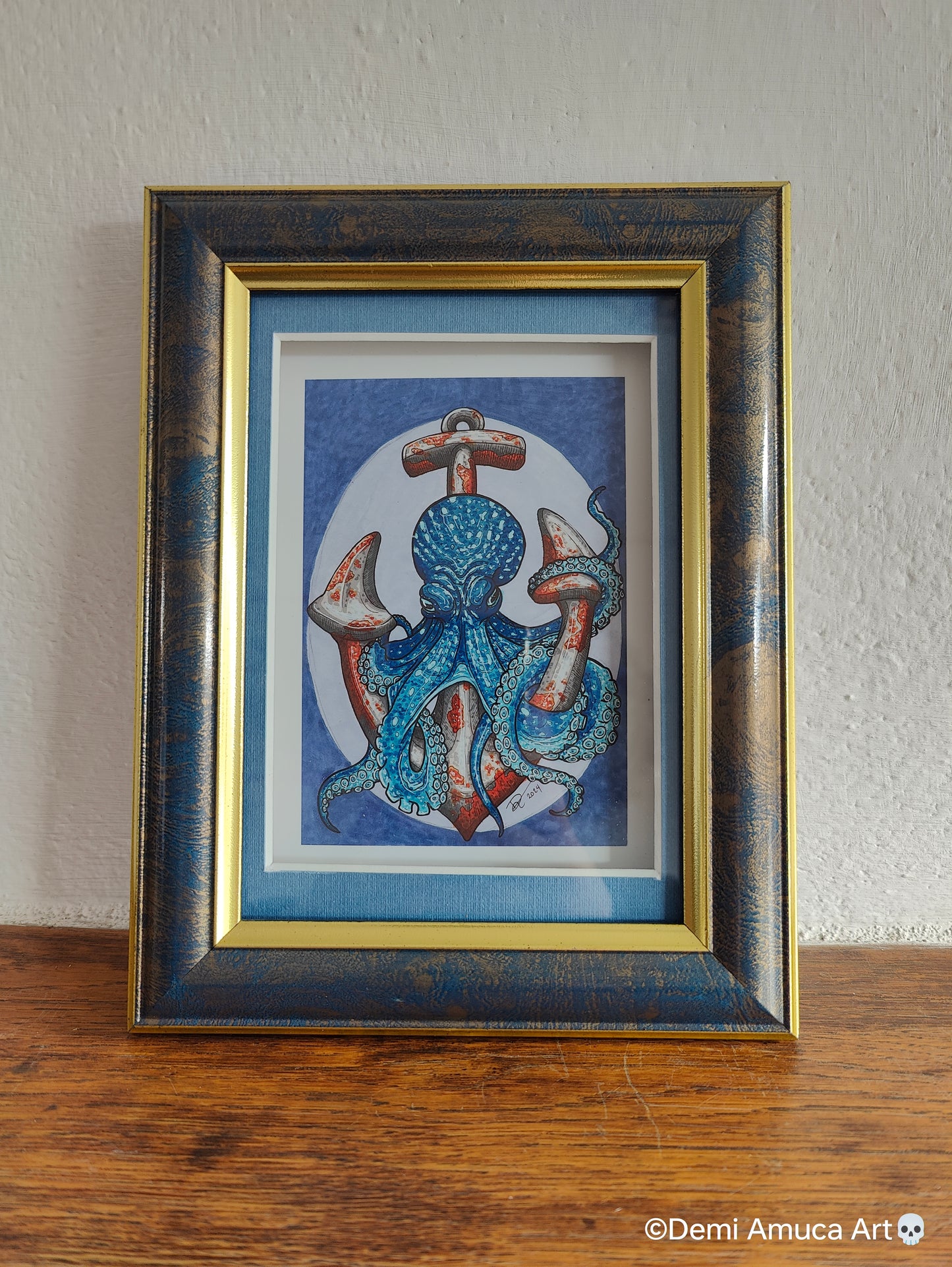 Framed Art Print: The Kraken