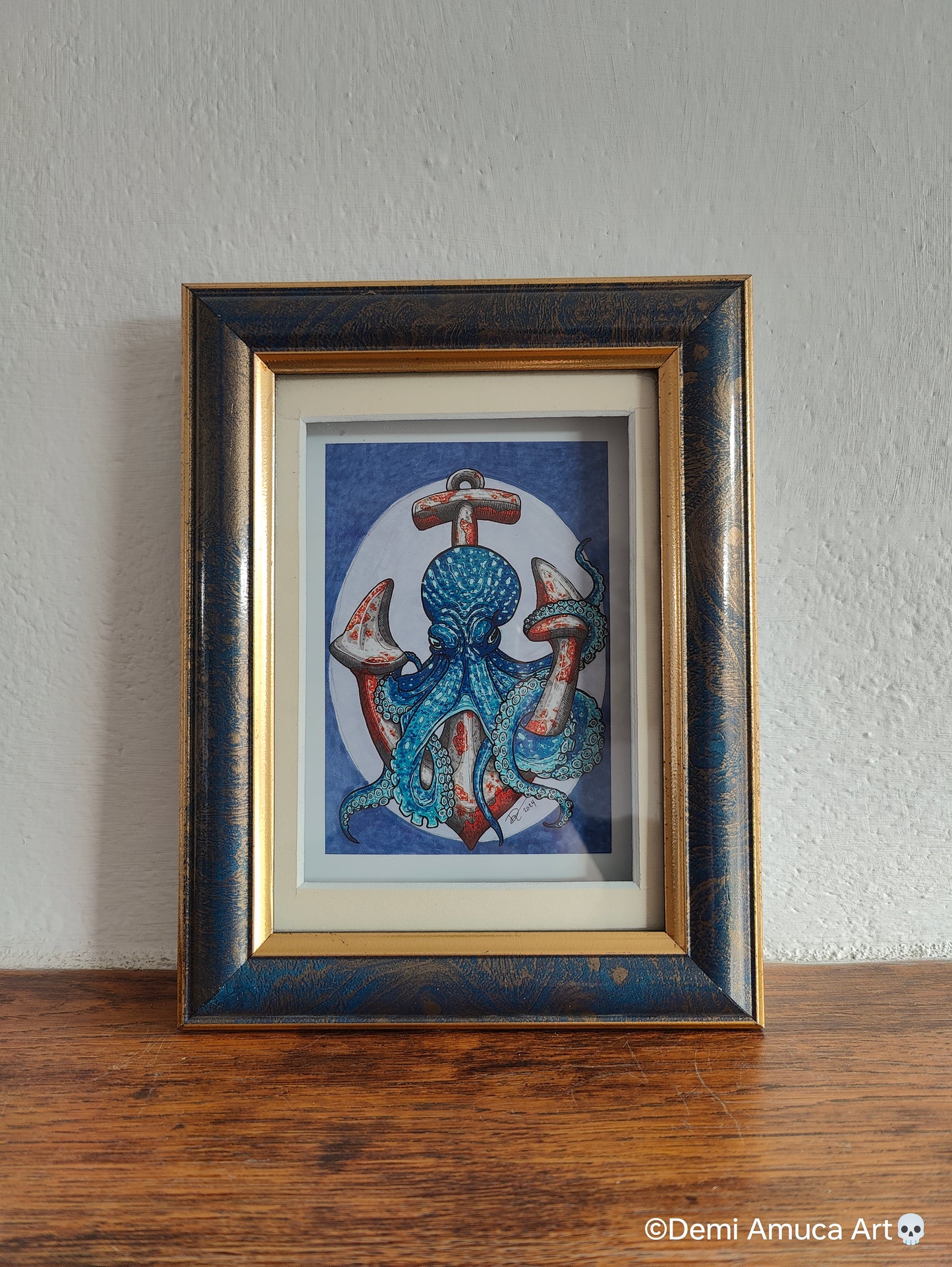 Framed Art Print: The Kraken