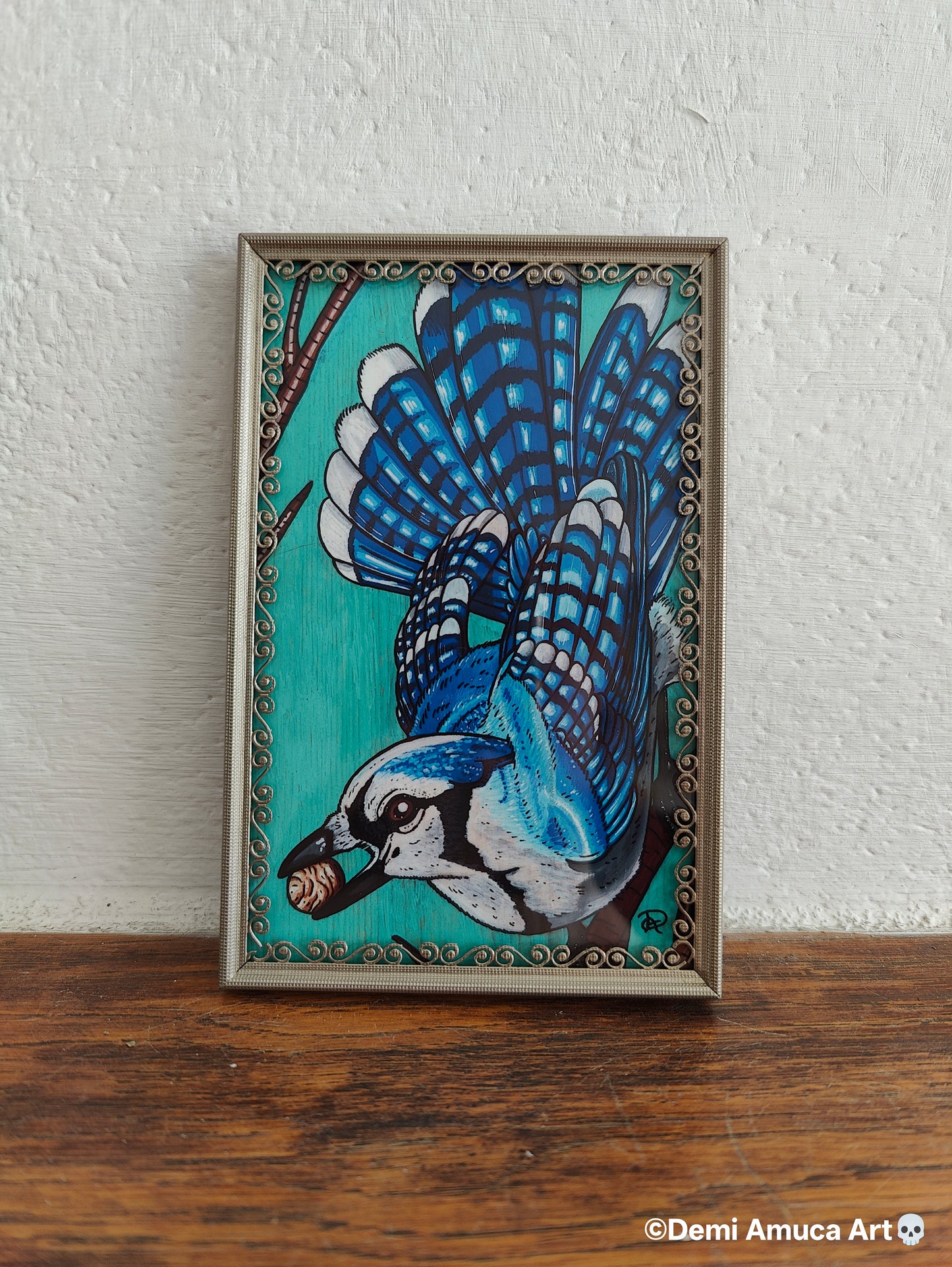 Framed Art Print: Blue Jay